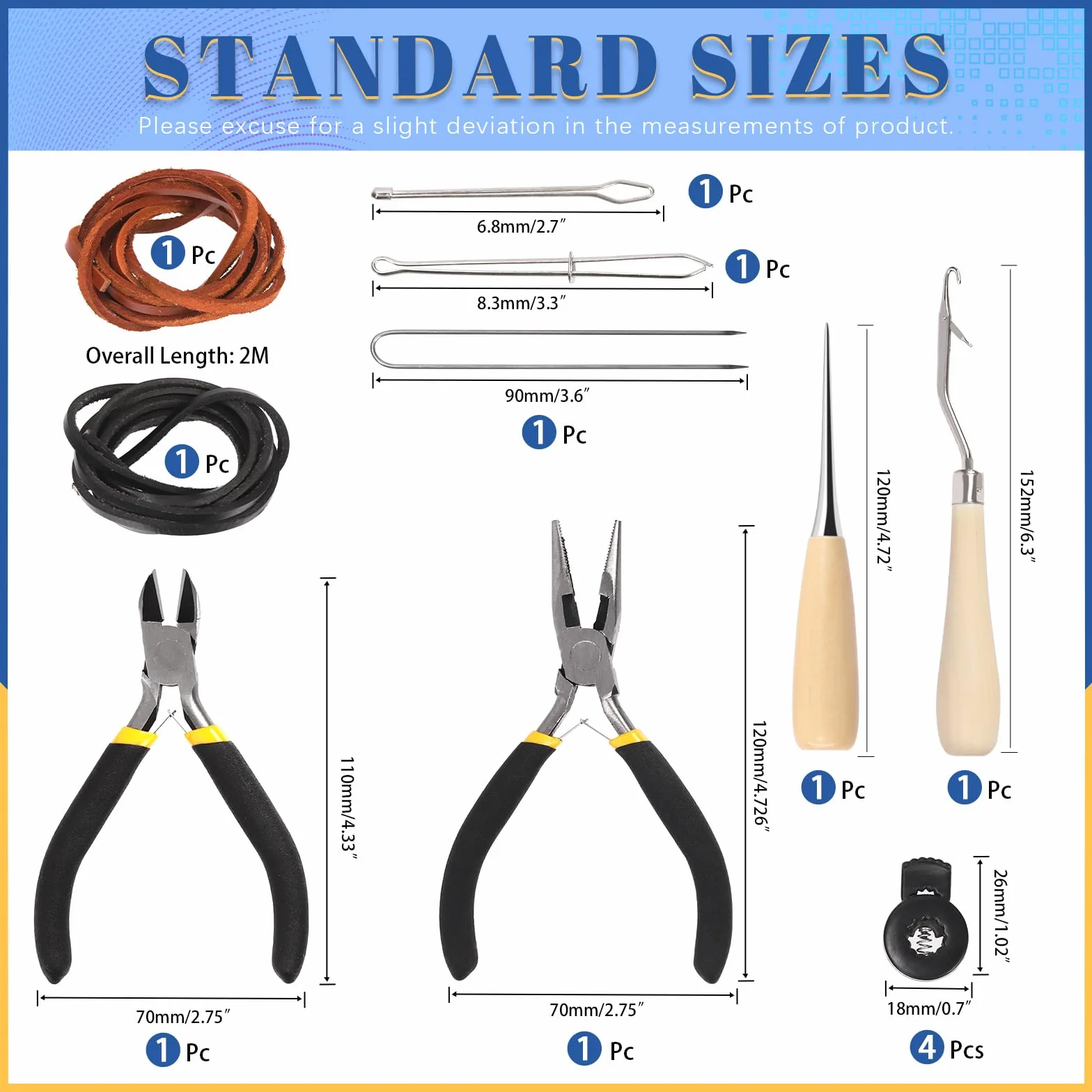 Kit d'entretien de gants de baseball GLARKS avec lacets en cuir 200 cm, verrous, outils de laçage et pinces