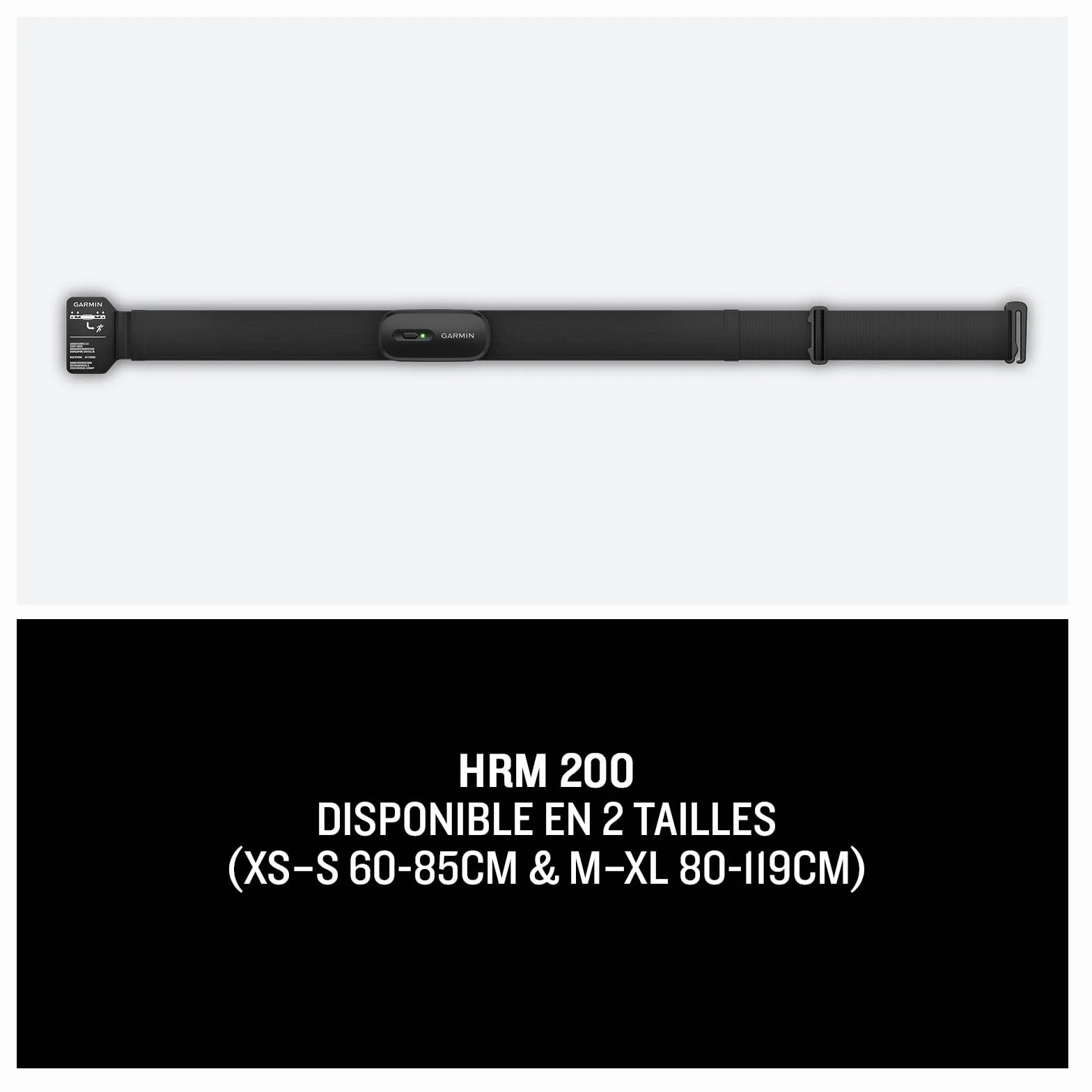Garmin HRM 200 Moniteur de fréquence Cardiaque Taille M-XL