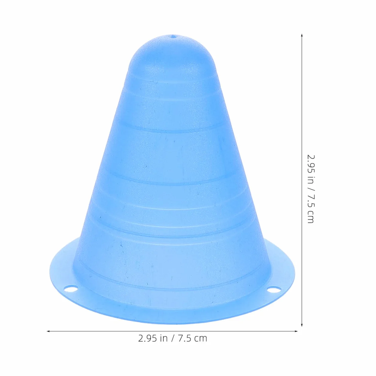 POPETPOP 12 Pièces Cônes d'Agilité Empilables Plastiques Légers pour Enfants Football Patinage Roller Entraînement