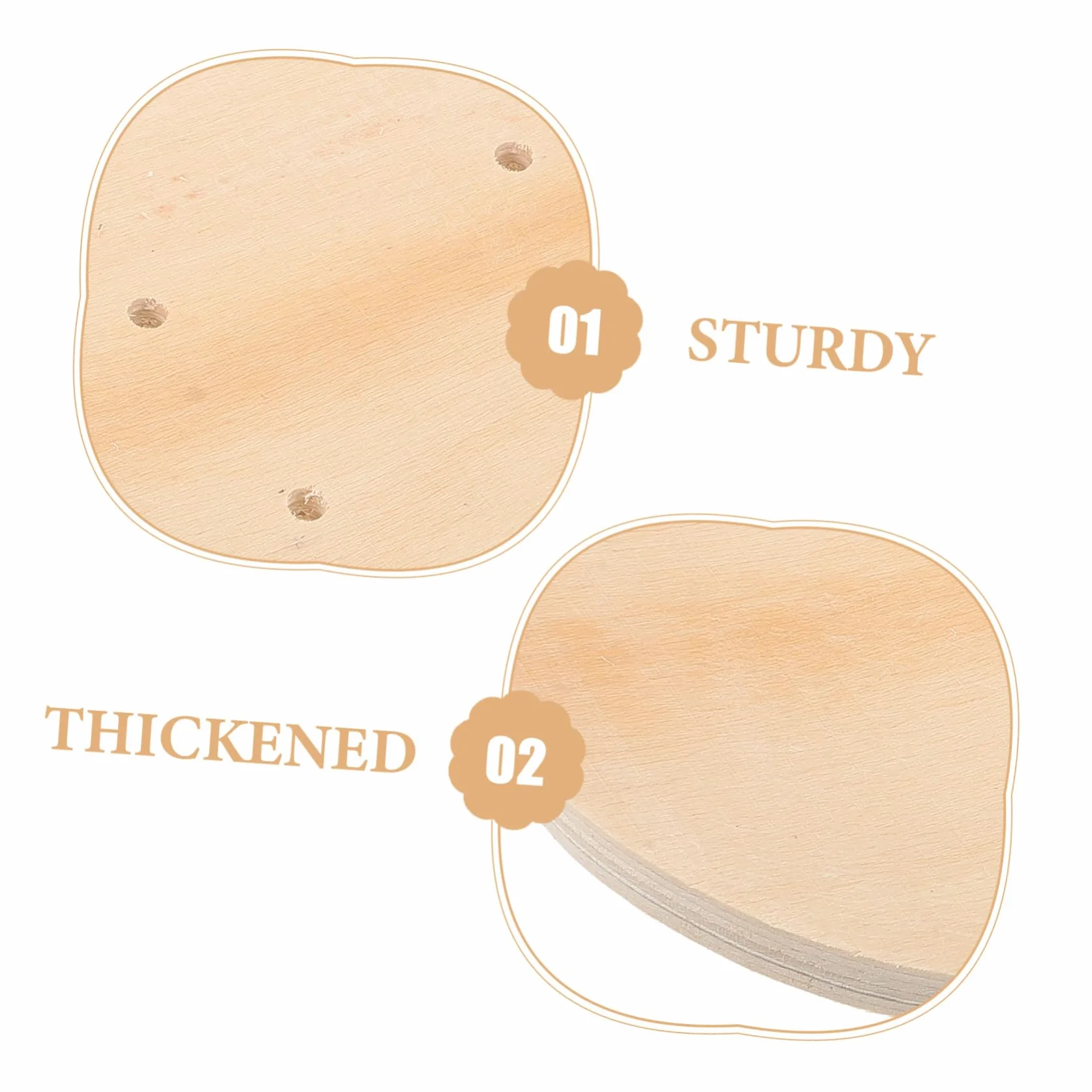 Planche de Skate Vierge 43 Pouces 7 Couches d'Érable Double Face pour Enfant DIY