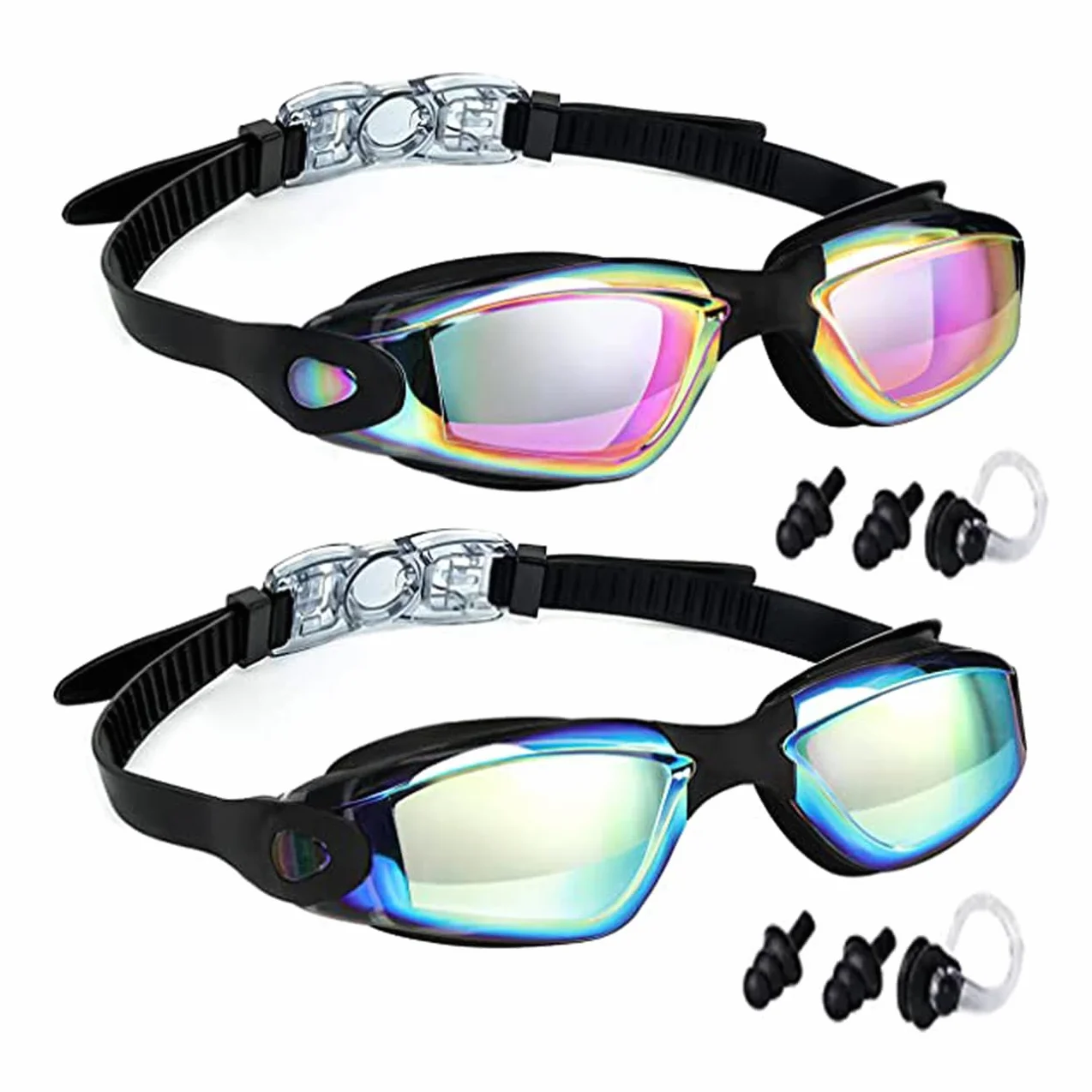 Lunettes de natation pour enfants 3-15 ans, verres pour sports nautiques