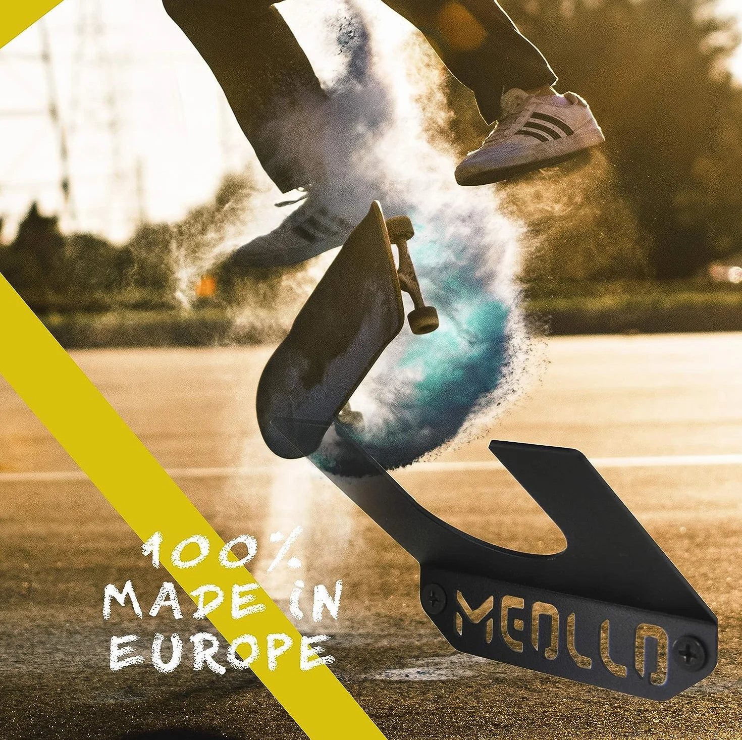 Support Mural pour Skateboard et Longboard 100% Acier