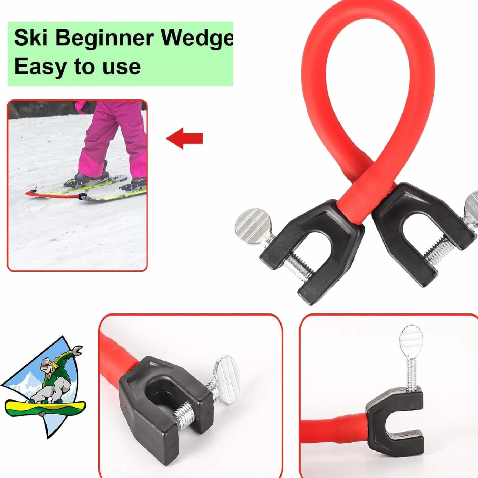 Connecteur de Pointe de Ski, Aide à l'Entraînement pour Débutants