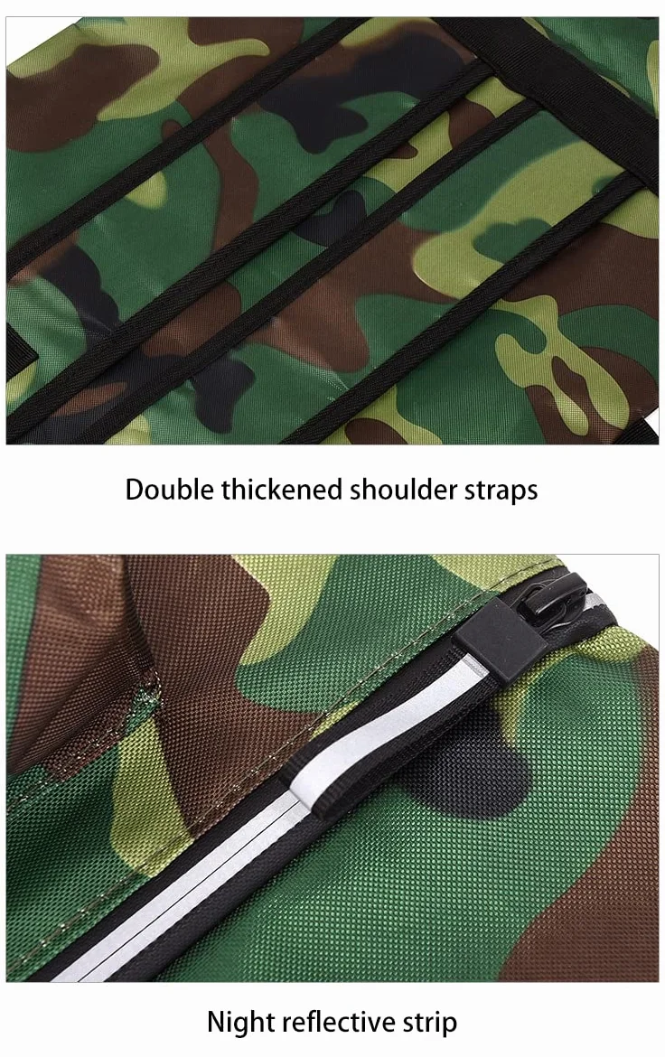 Sac à dos imperméable pour skateboard homme avec bretelles réglables - Étui de transport universel