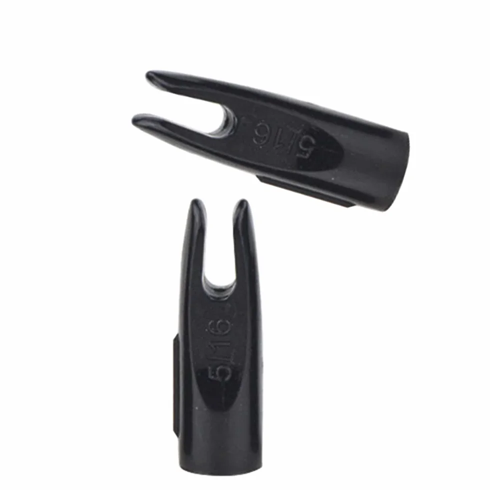 50Pcs Tir à l'arc Flèche Encoches Plastique 5/16" Chasse Plastinock Accessoires d'extrémité