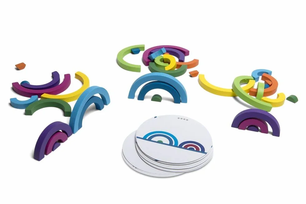 GA372 Arcs de Vitesse Multicolor