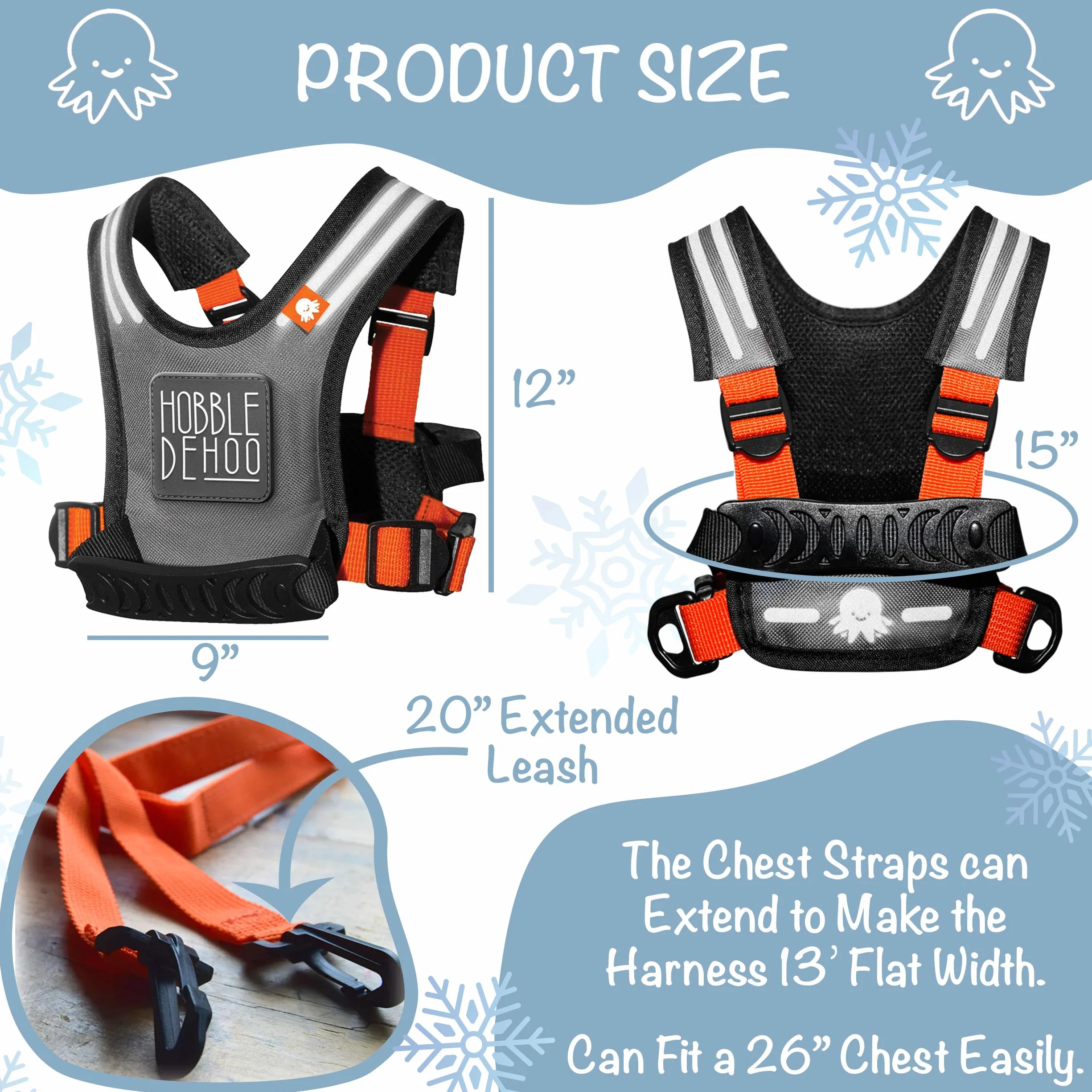 Harnais de ski pour enfants - Harnais d'entraînement de ski et snowboard