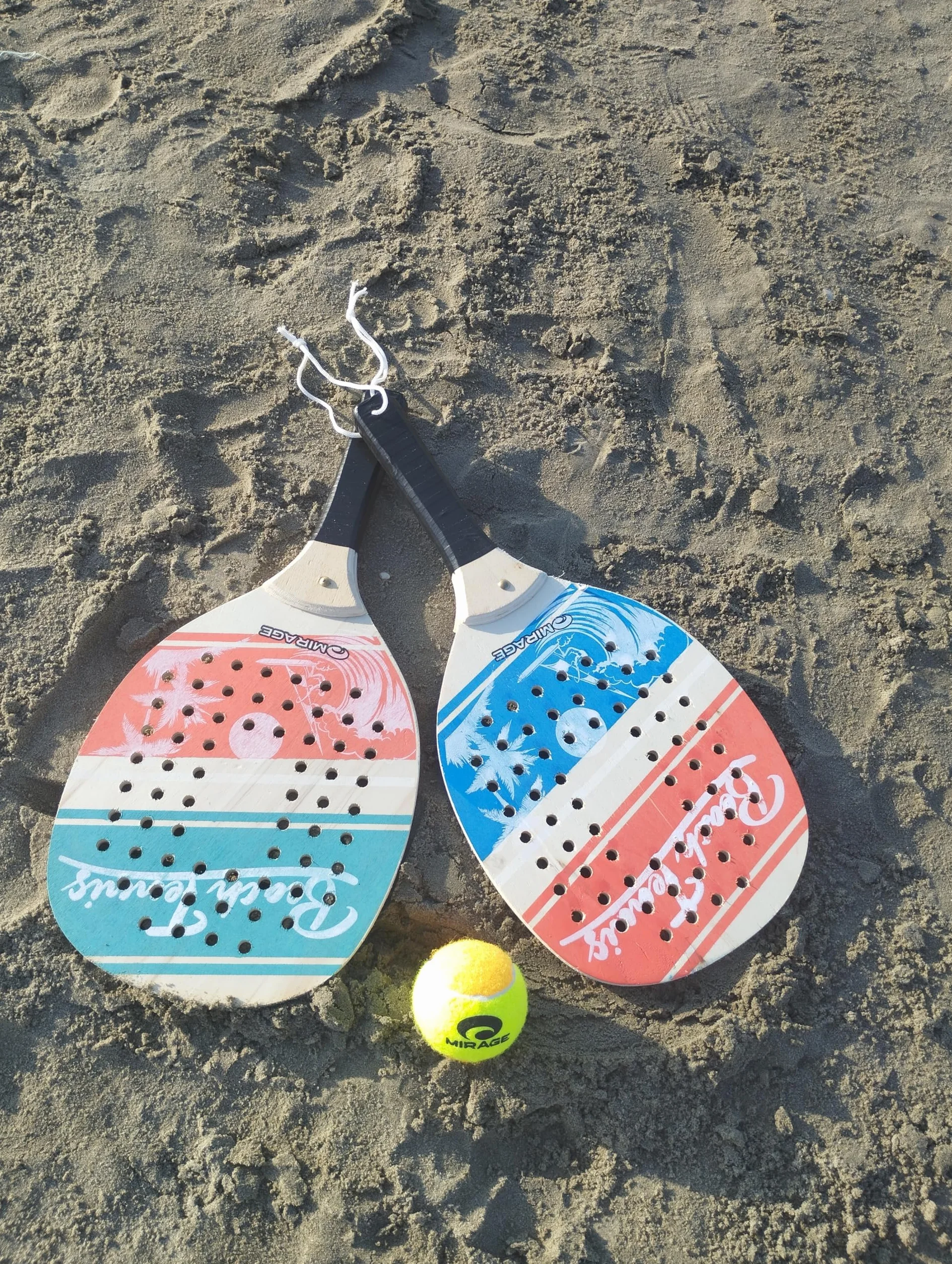 Raquette de plage Tennis balles souples légère résistante jeux plein air mer plage jardin enfants adultes