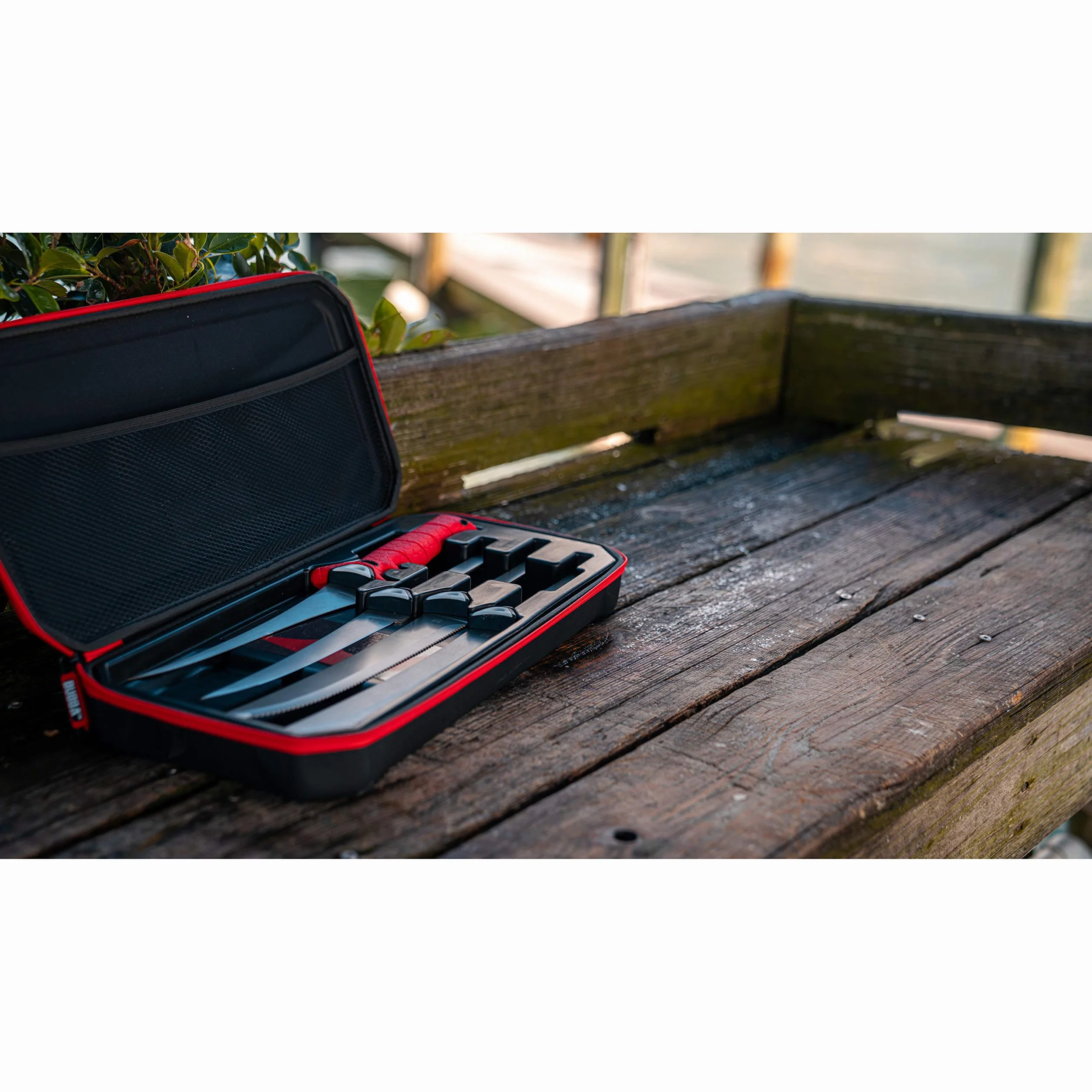 BUBBA Multi-Flex Lame interchangeable poignée antidérapante 4 lames ti-nitrure étui pêche