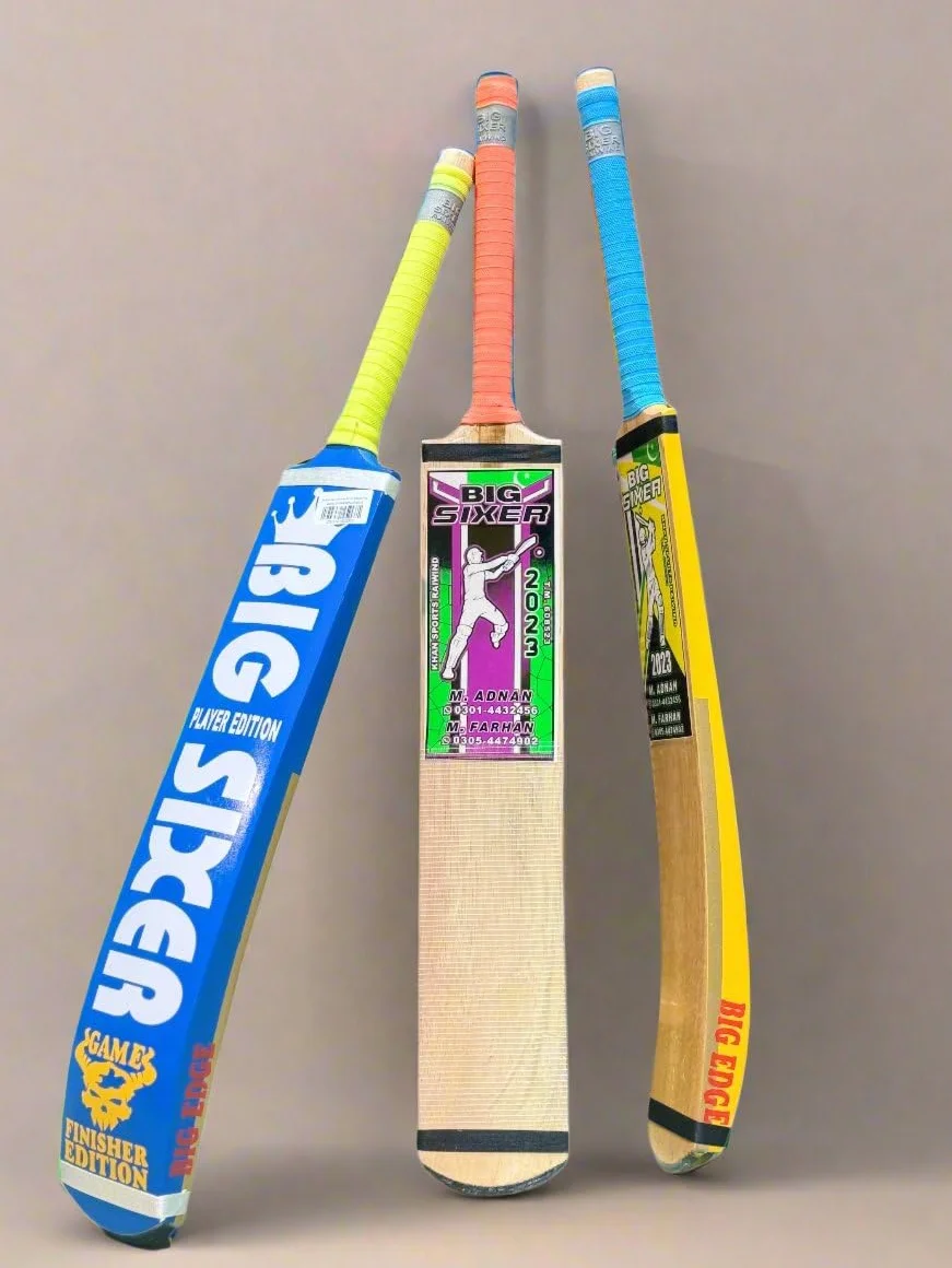 Sirilankan Coconut Wood Tape Ball Cricket Bat Big Sixer