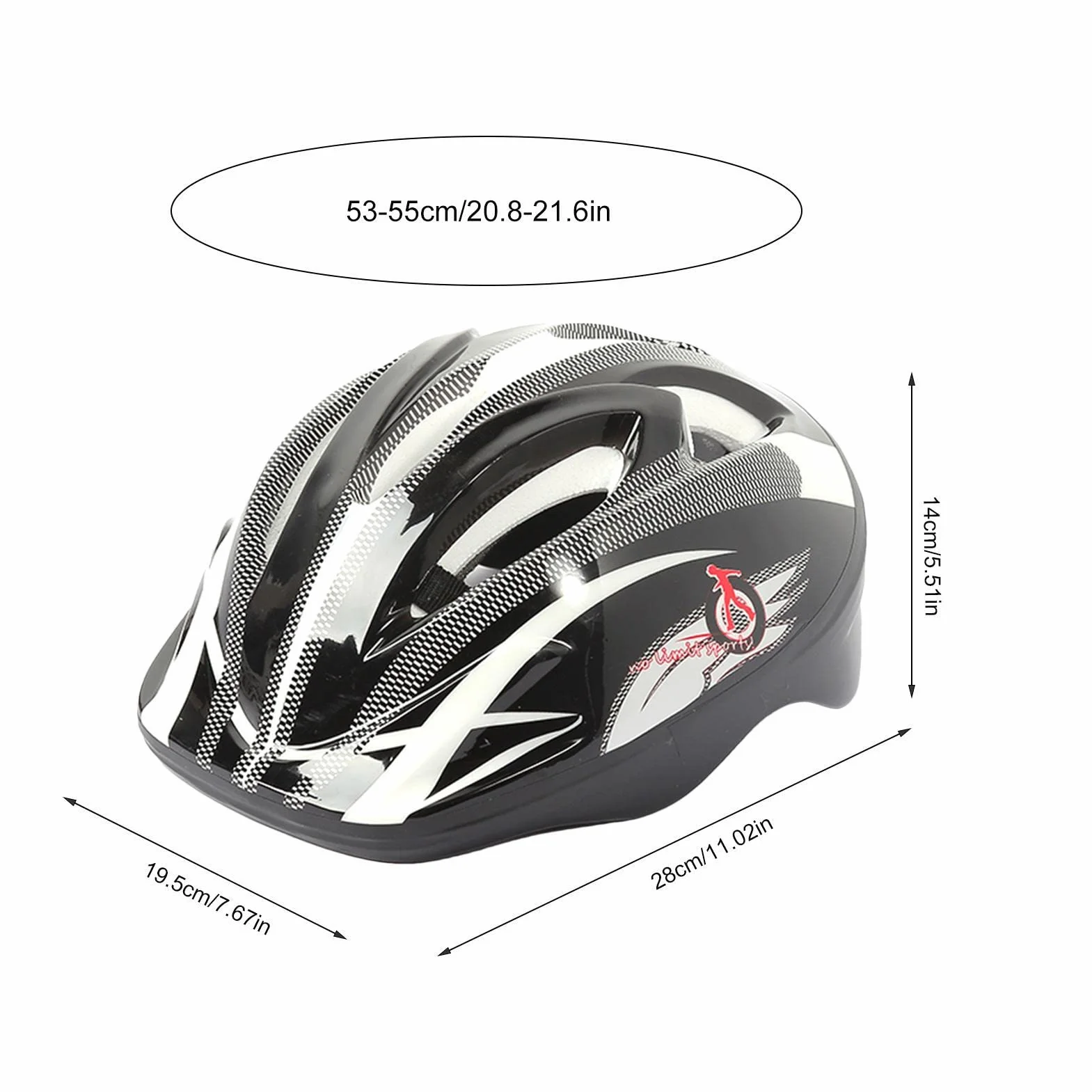 Casques de skateboard Lambo pour enfants - Casque de protection multi-sports réglable vélo, skateboard, football