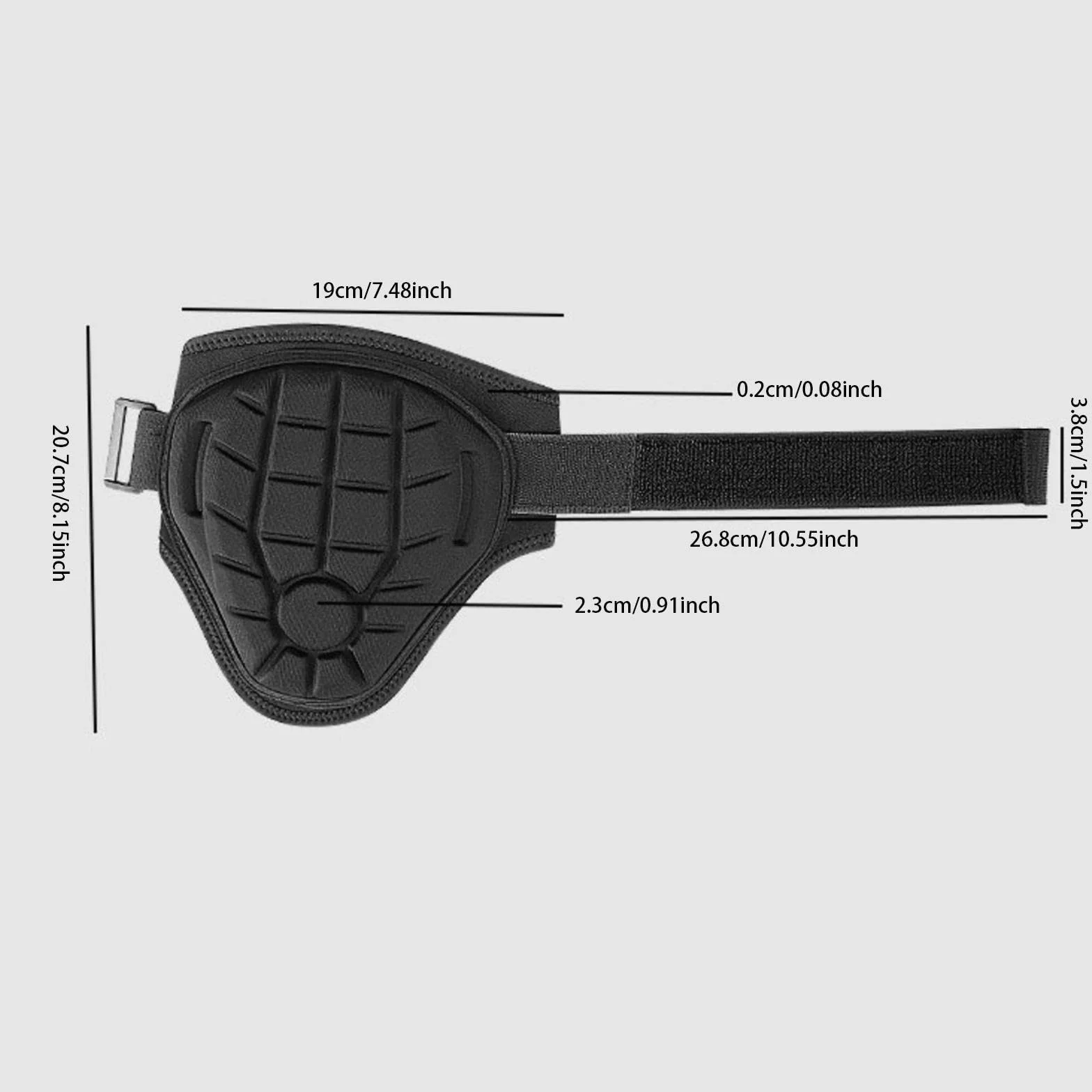 Harilla Équipement de Protection de Coude Baseball Sangles Réglables Protection Adultes Compact Eva Elbow Pad Softball