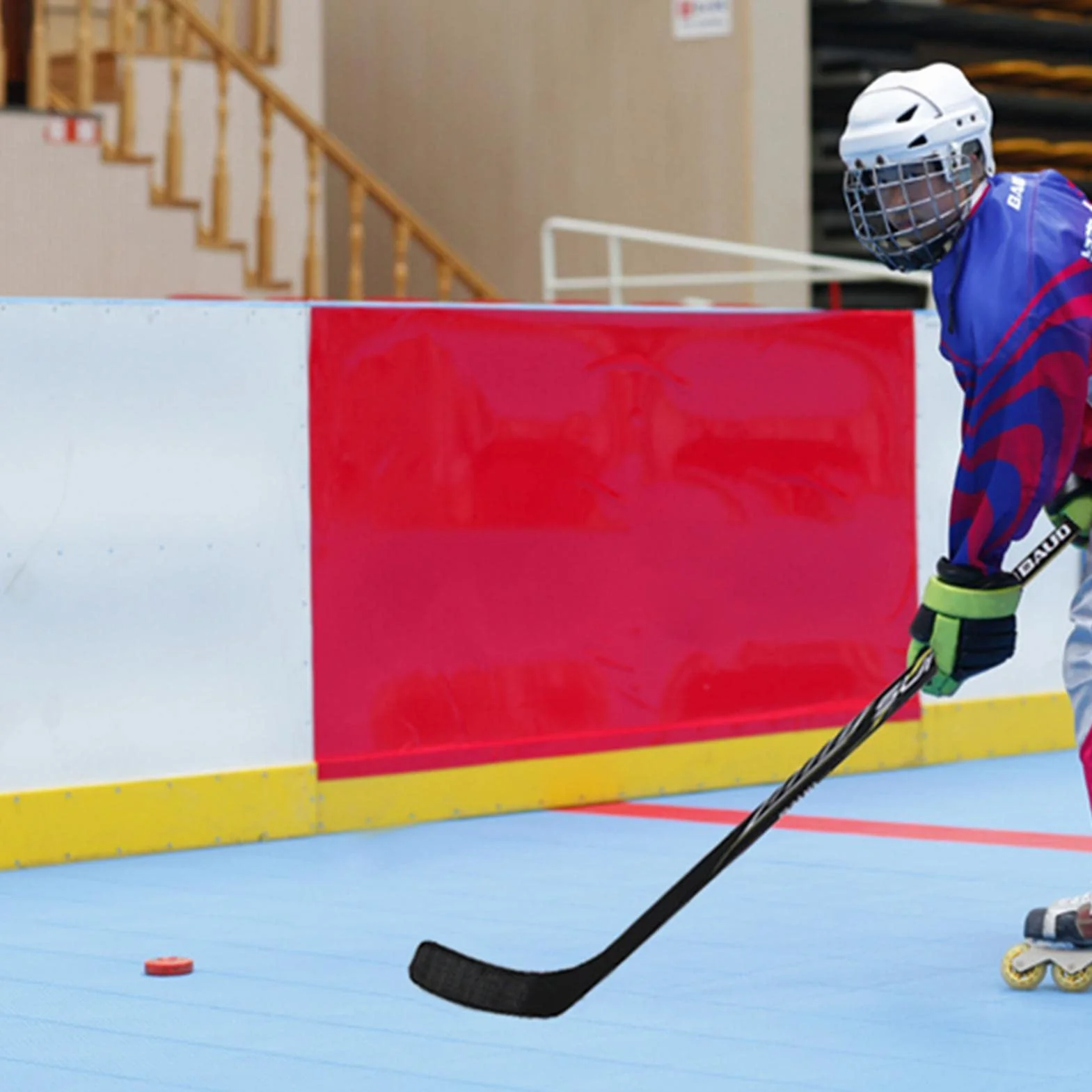Jeanny Balle Hockey Street Palet Rondelle Hockey Glace Roller Entraînement Débutants