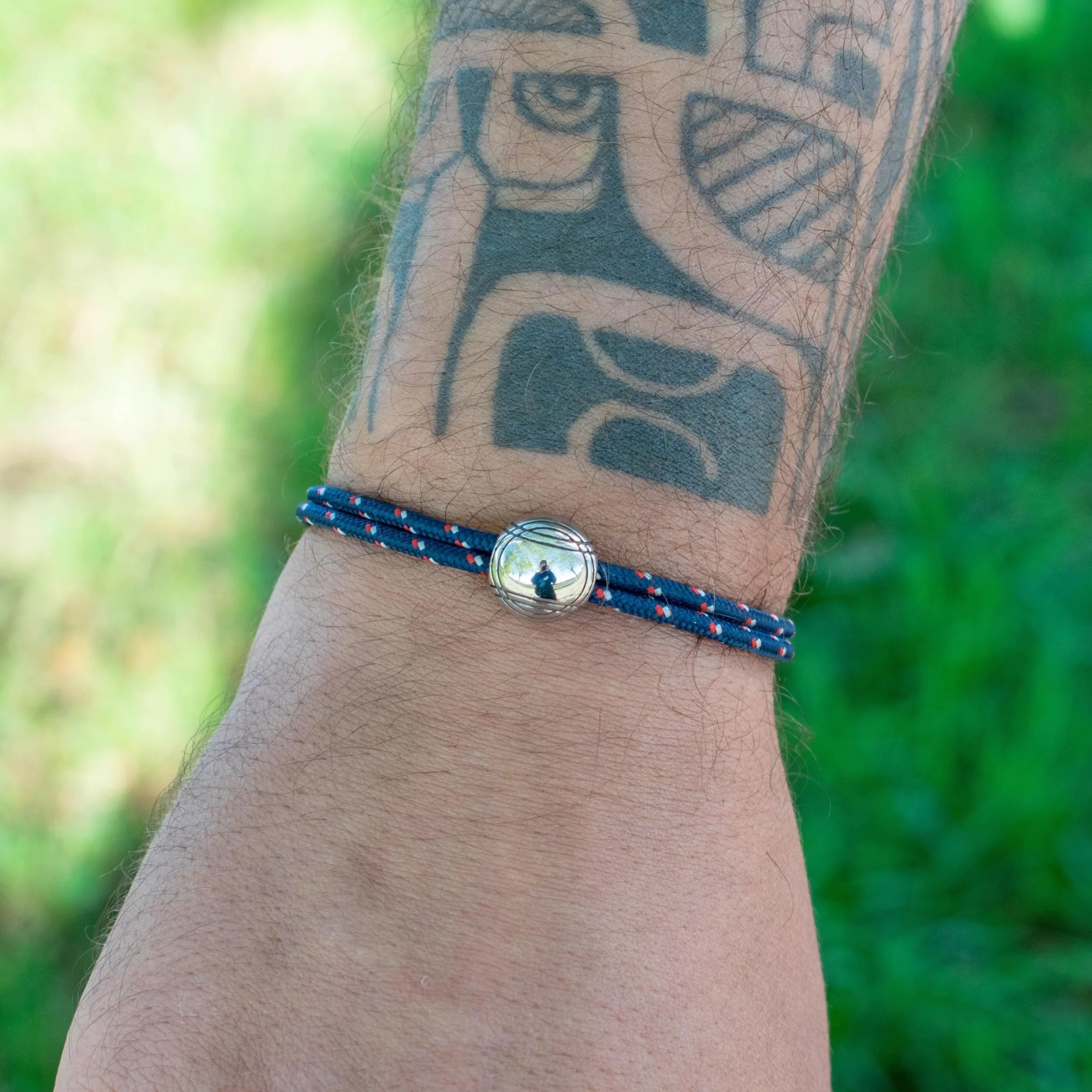 Bracelet pétanque acier inoxydable réglable homme femme - Cadeau Noël anniversaire fête des pères