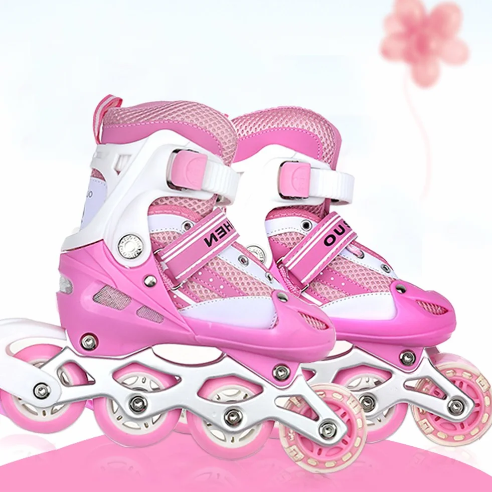 Patin à roulettes 3 en 1 réglables Roller Enfant Fille Garçon Femme