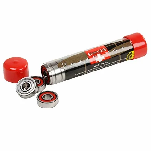 BSB Swiss Roulements 80mm 16 sztuk pour Patins de Vitesse en Ligne Rouge