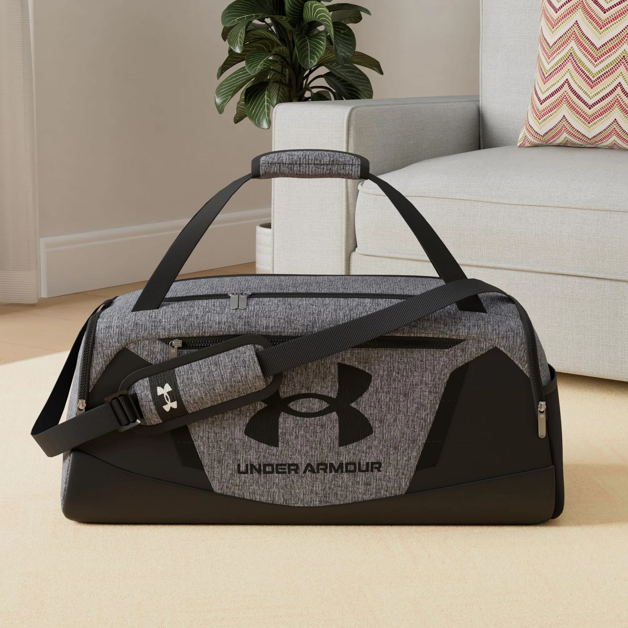 Under Armour Unisex Undeniable 5.0 Medium Duffle Bag Pitch Gray Heather Black