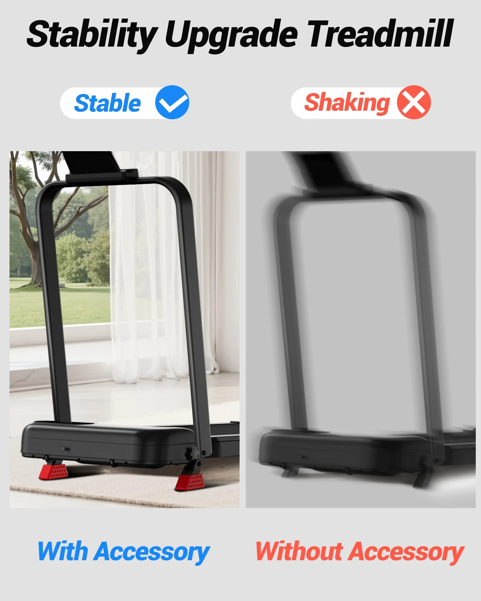 UMAY Tapis de Course Pliable Inclinable 15% Walking Pad Moteur Silencieux Charge Max 136KG