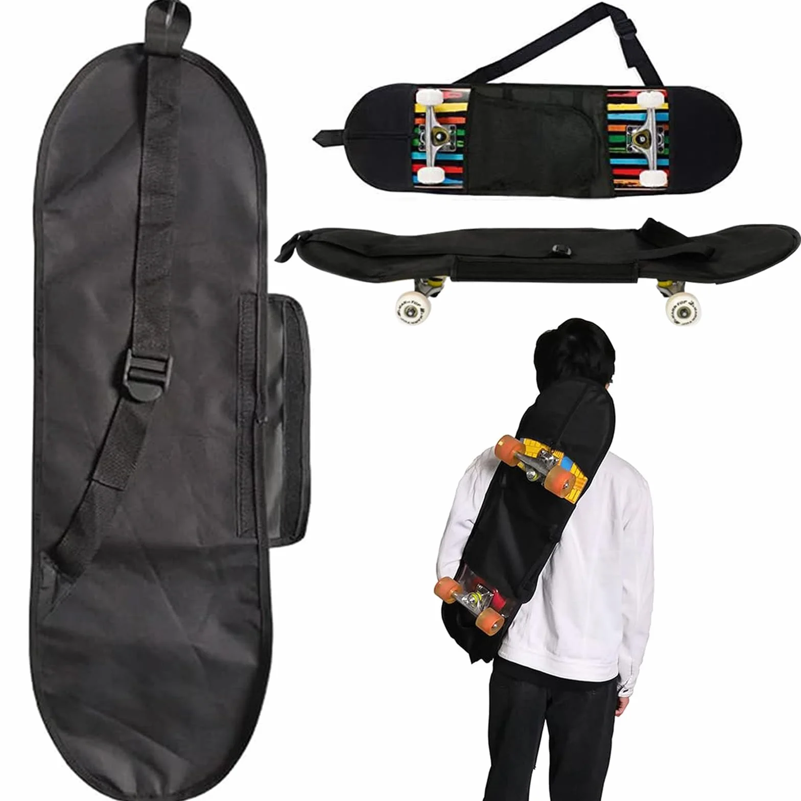 Longboard Housse Sac de Transport pour Planches à roulettes sous 31,4 Pouces