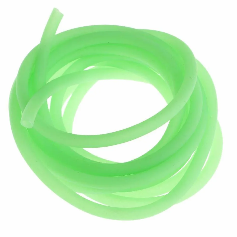 Gaine lumineuse en silicone anti-rig 2 m fil de pêche haute mer Vert