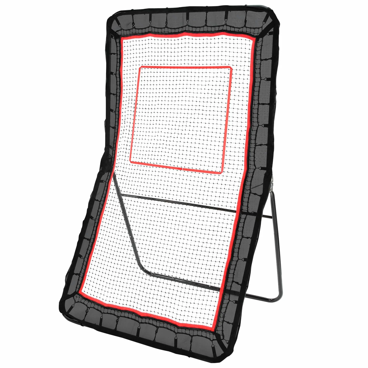 VEVOR Filet de rebond de crosse pour jardin, volley-ball, baseball, softball, angle réglable, avec cible