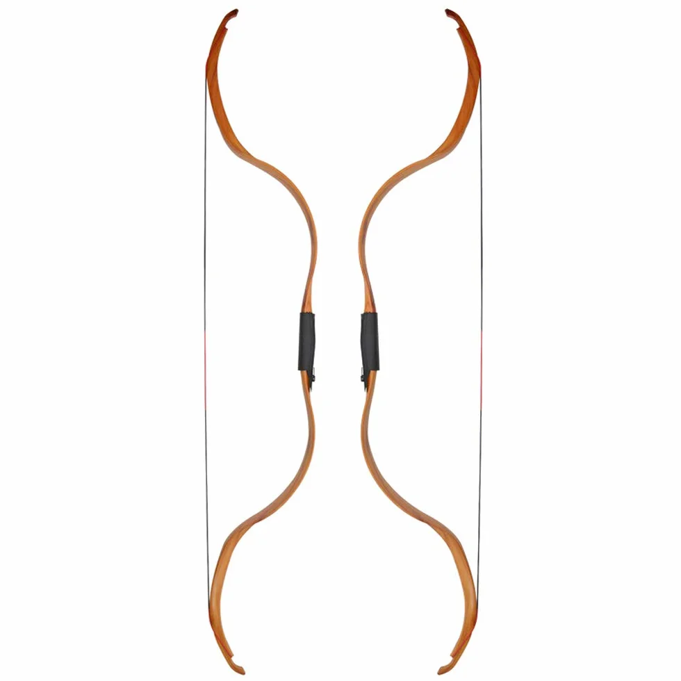Takedown Arc Classique 20lbs Arc Long Traditionnel en Bois Chasse Adulte Débutant Tir Cible