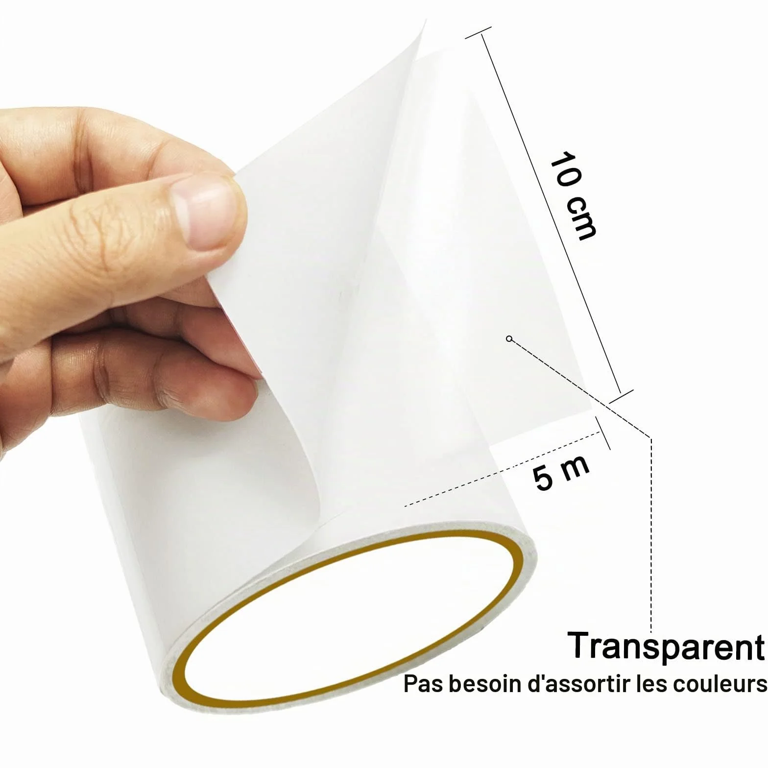 Kit réparation toile de tente 10cm x 5m Ruban Tear-aid réparer