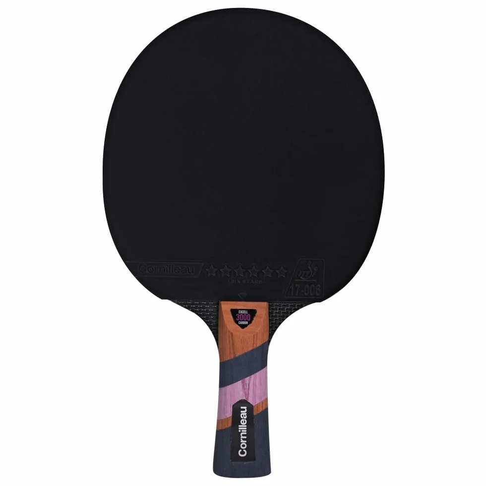 CORNILLEAU Excell 3000 Carbon Raquette de ping Pong Off+ ITTF 6 étoiles
