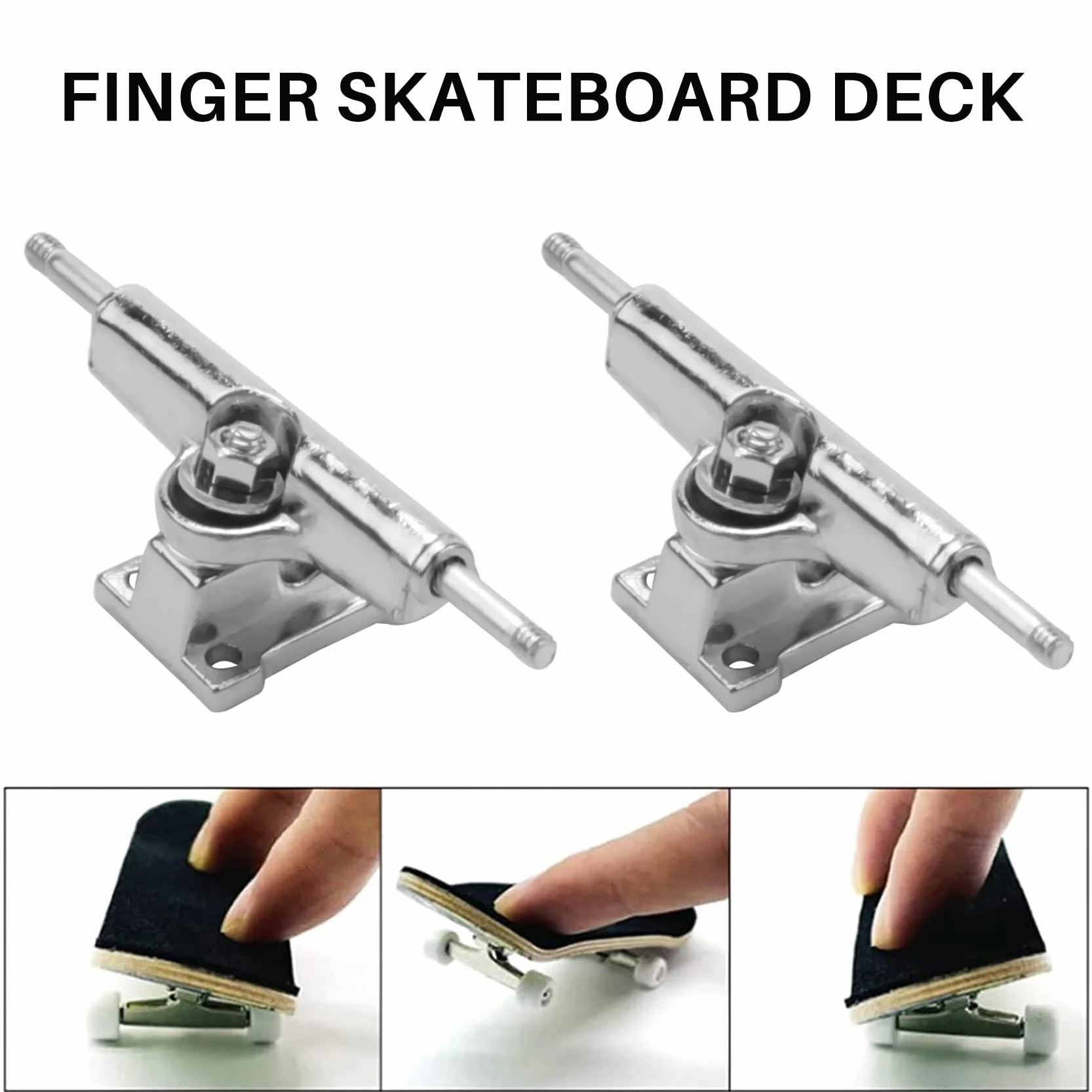 Fingerboard Trucks 29 mm Deck avec écrous clé tournevis pour Finger Skateboards