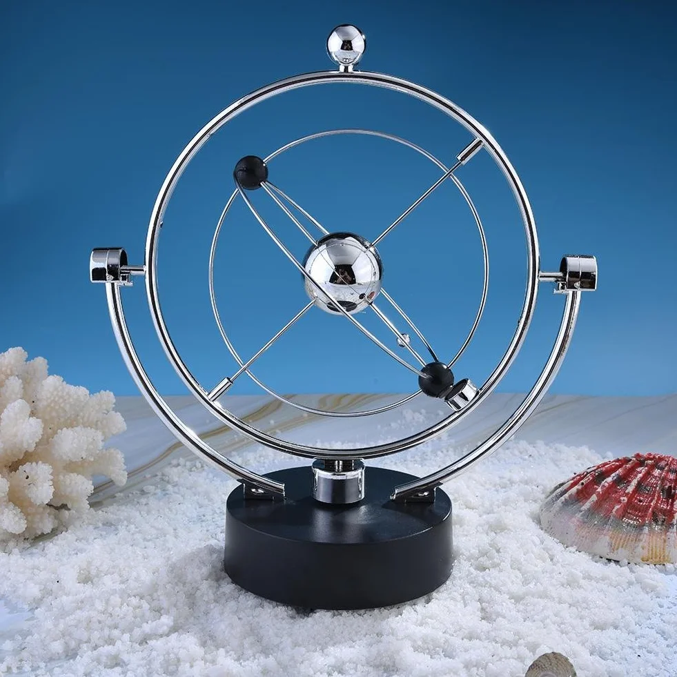 Delaman Swing Ball Craft Celestial Body Kinetic Movement Orbital Electric Wiggler A603