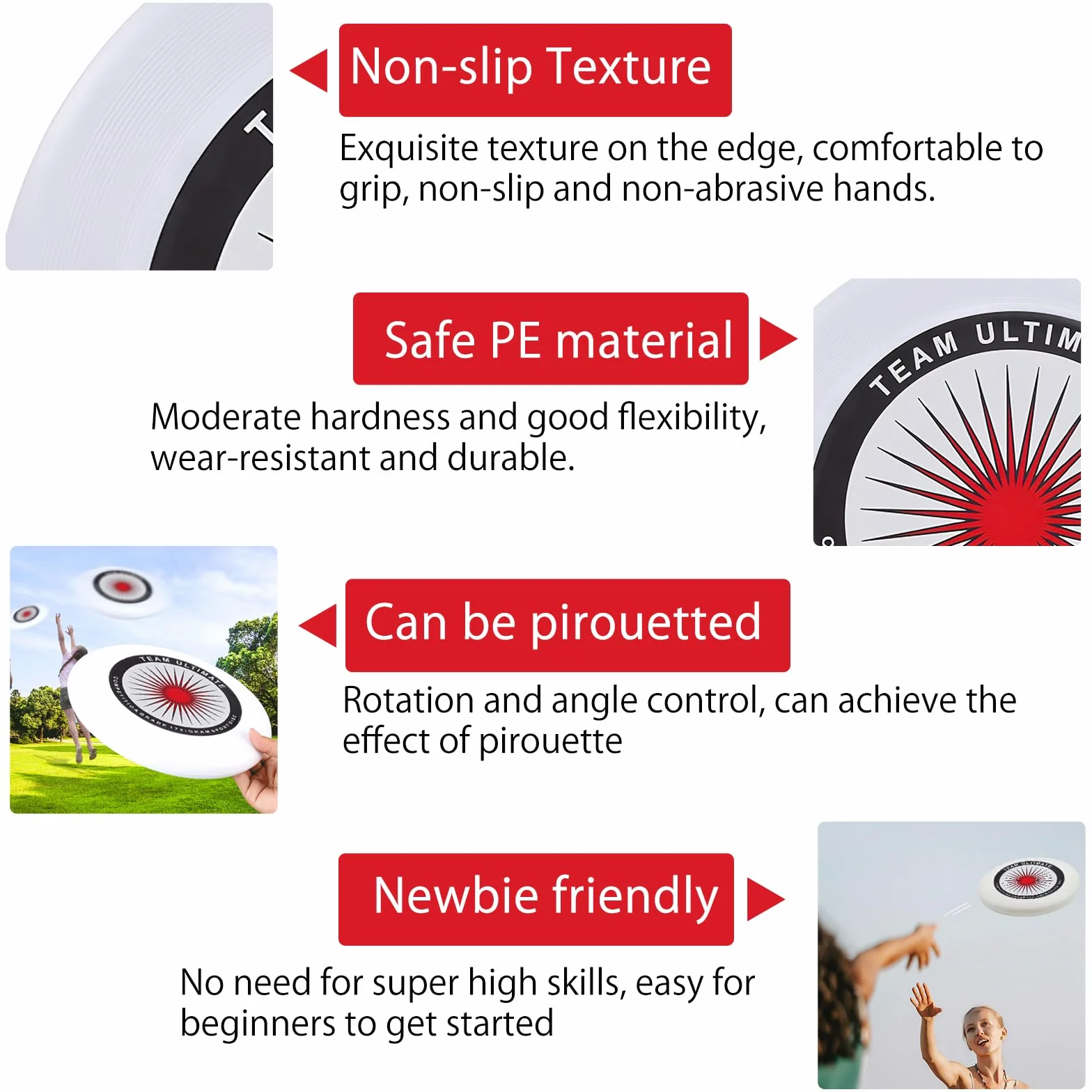 VOSSOT Frisbee de compétition 175g Sportif Extérieur
