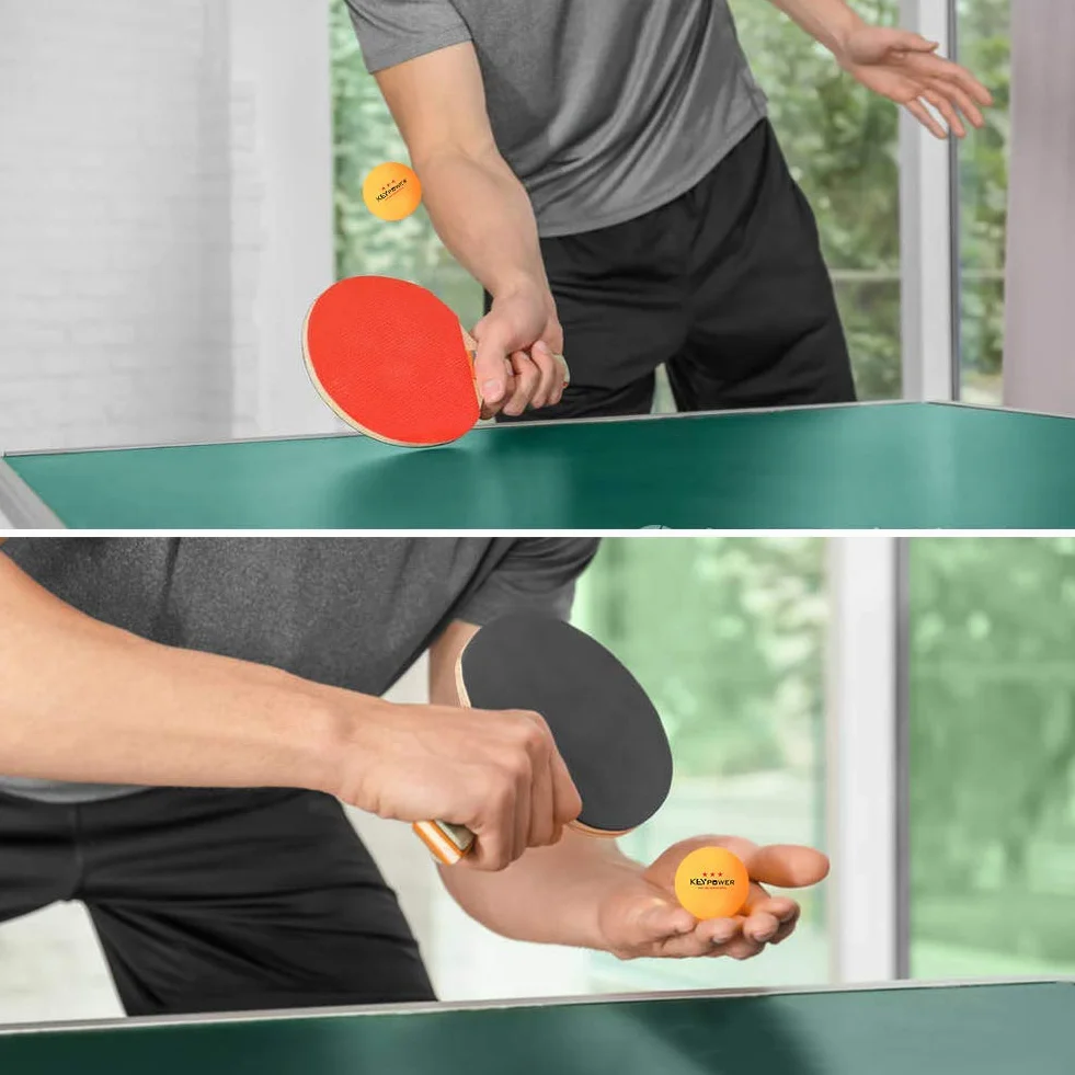Lot de 100 Balles de Tennis de Table en Résine ABS 40 mm 3 Étoiles