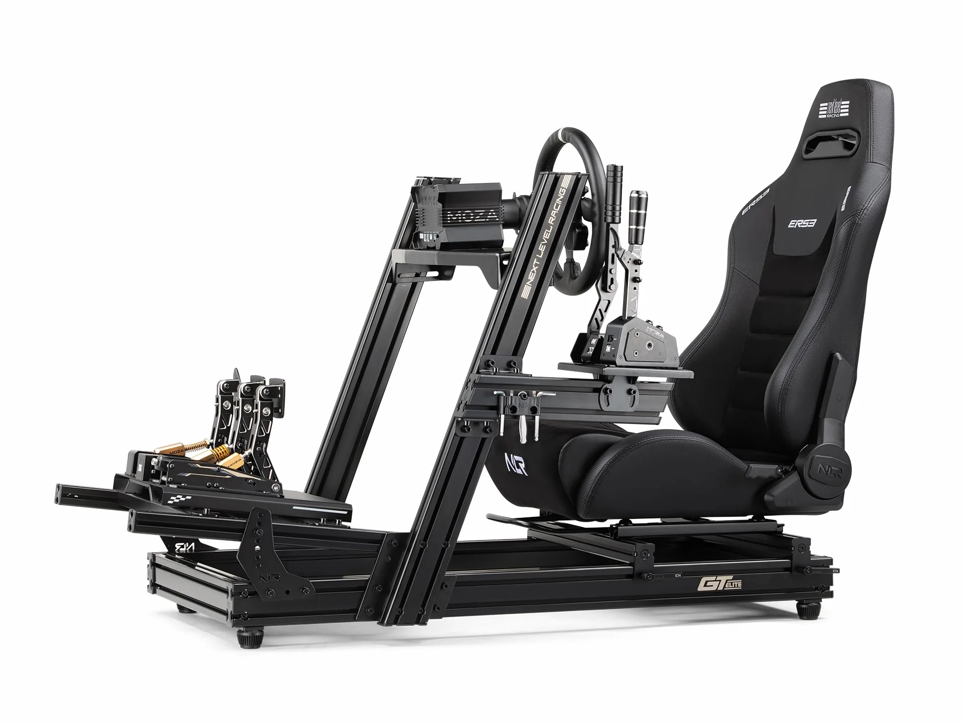 Next Level Racing ERS3 Elite Reclining Seat PU Leather Suede Edition NLR-E051