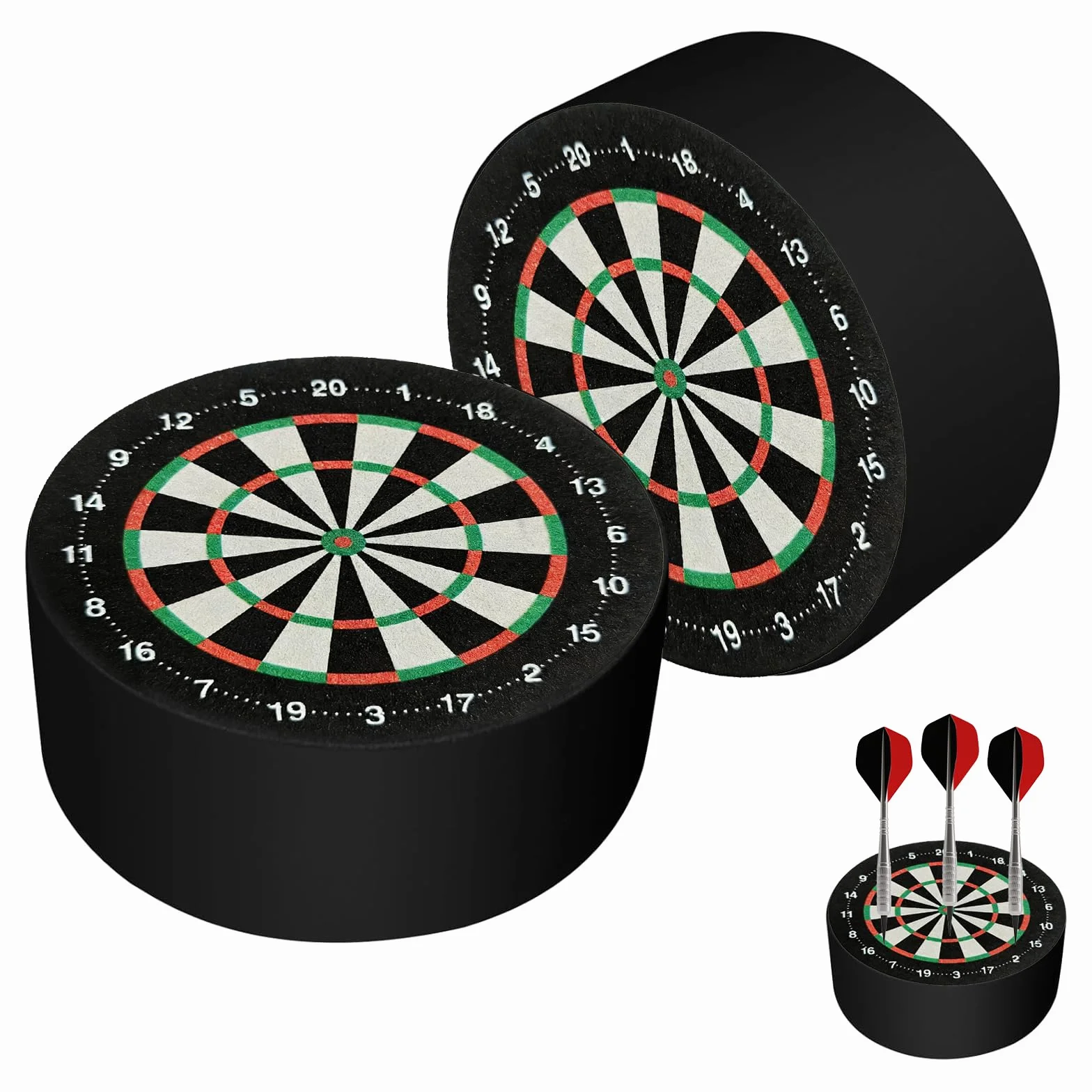 Support Fléchette Souple 100x40mm, Support Cible Fléchettes Portable Mini Dart Dock pour Aiguilles Souples et Acier
