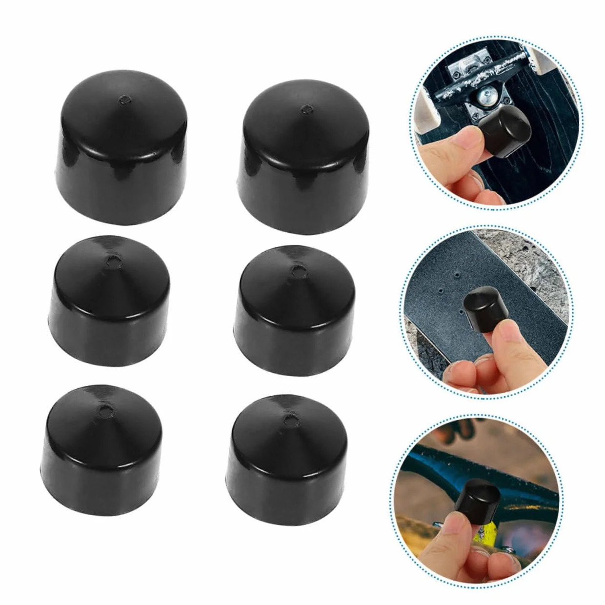 Pivot Cups Accessoire De Skateboard 6 Pièces Bagues De Remplacement