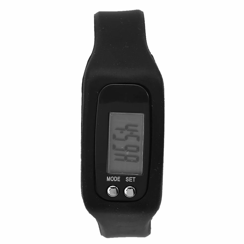 Bracelet Podomètre Fitness Tracker Compteur de Calories Sport (Noir)