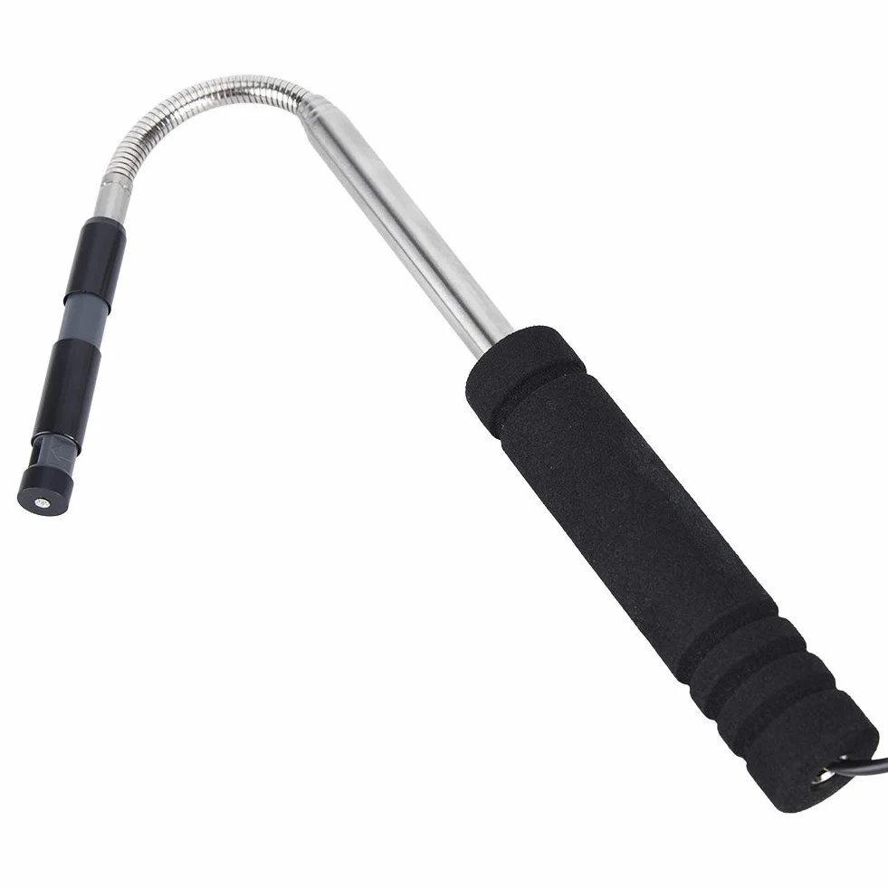 GM8903 Anémomètre LCD Numérique Portable, Jauge de Température du Vent à Fil Chaud