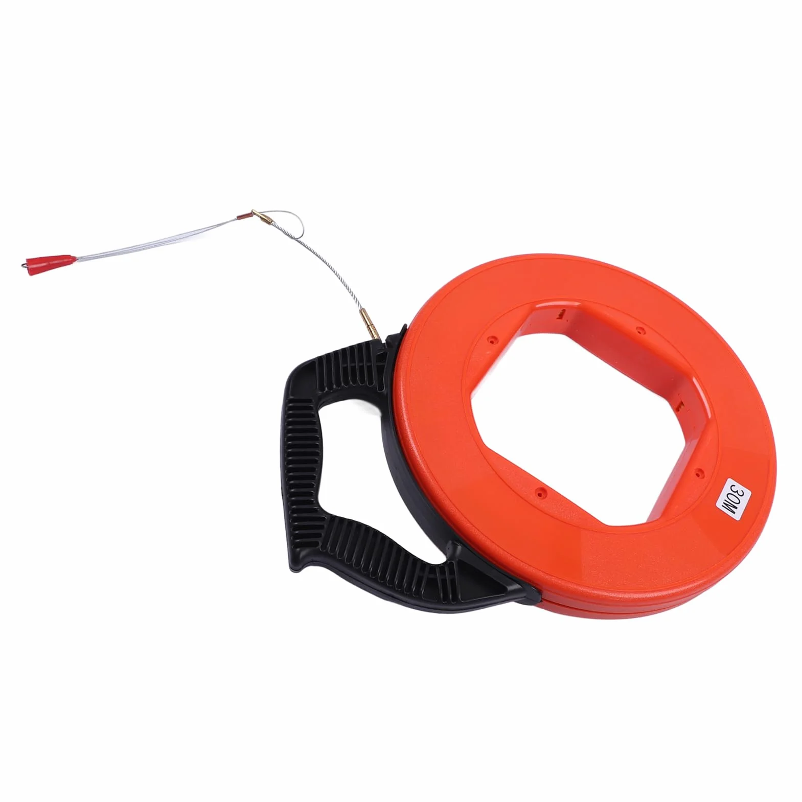 Non Conducteur Fibre de Verre Tire Fish Tape 30m Moulinet électrique Câble Outil de Traction