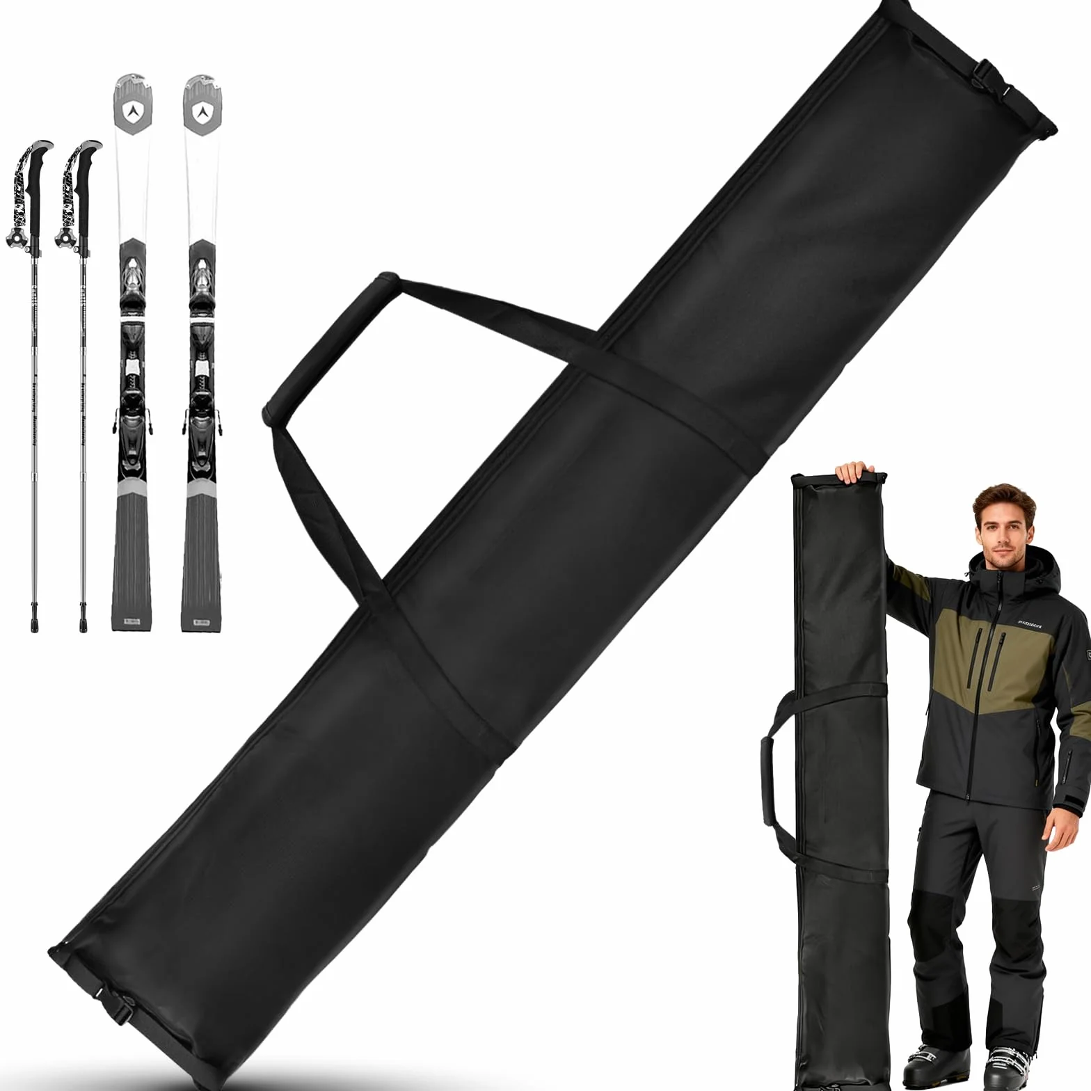 Sac de Ski Robuste avec poignées de Transport