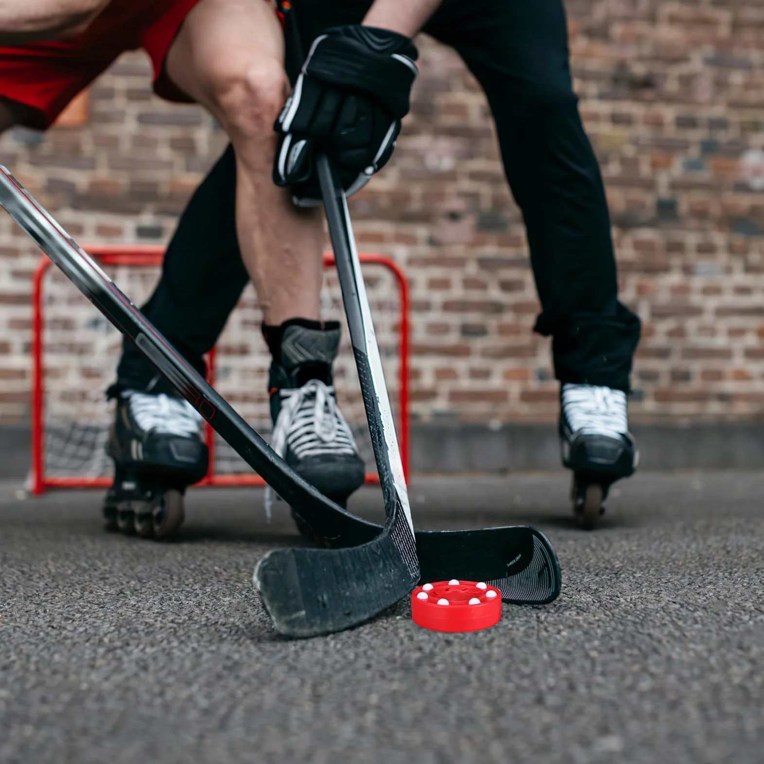 Accessoire d'entraînement pour patins à roulettes Air Hockey Palet Jeu de hockey sur glace