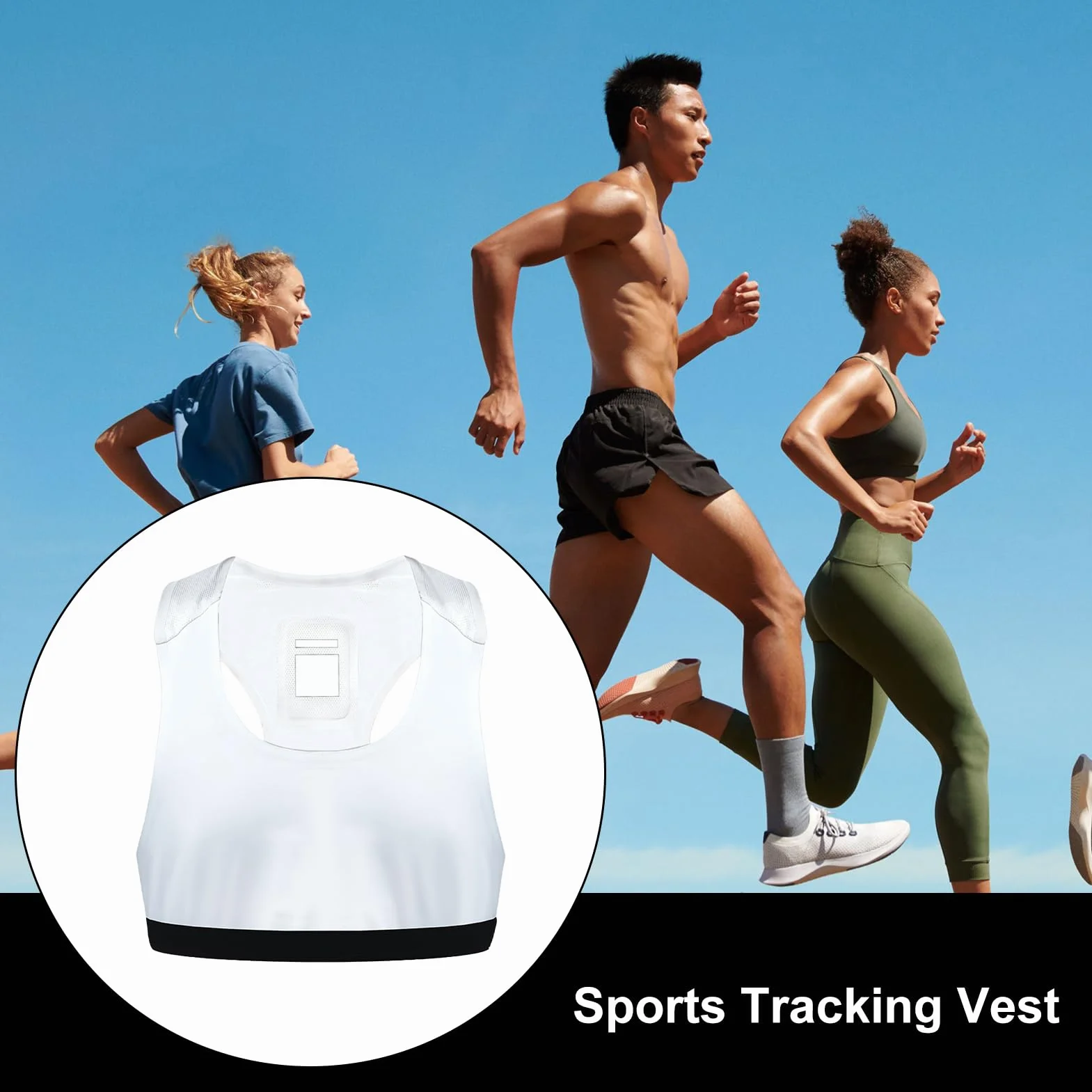 Gilets GPS de Football pour Hommes - Vêtements Sportifs Extérieurs avec Traqueur GPS - Accessoire Sportif Évacuant la Sueur