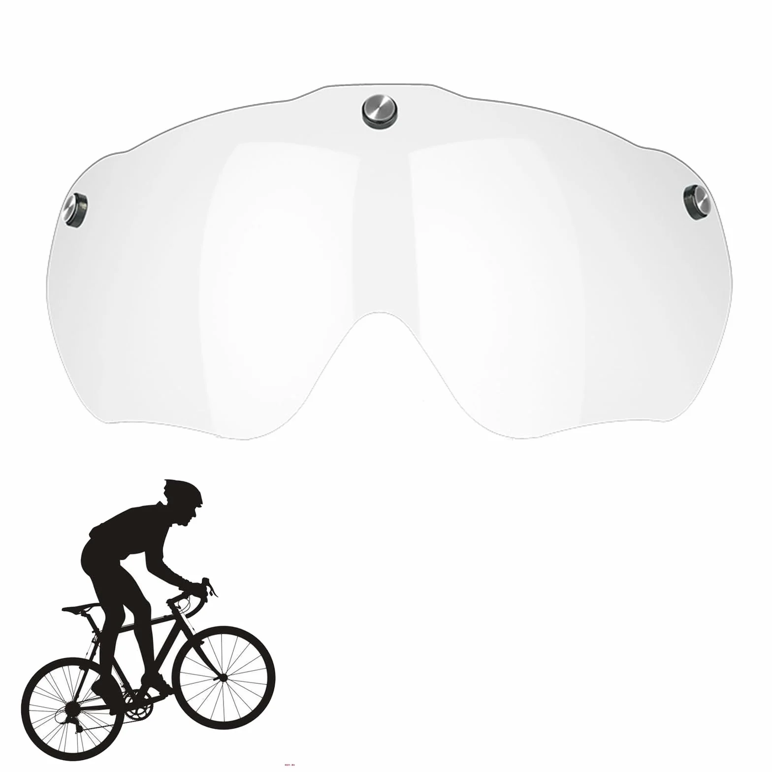 Cerioll Lunettes Magnétiques Détachable Coupe-vent Casque Vélo Sport Sécurité