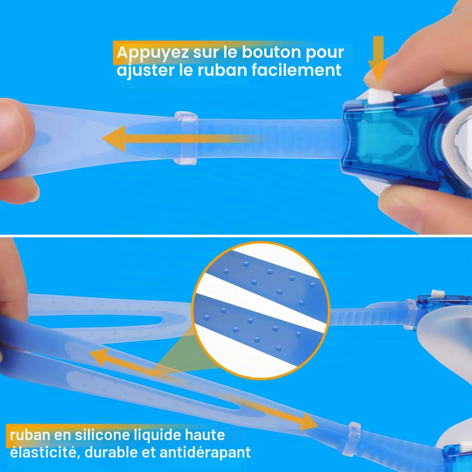 Winline Lunettes de natation à verres polarisés Anti buée Anti UV Étanches