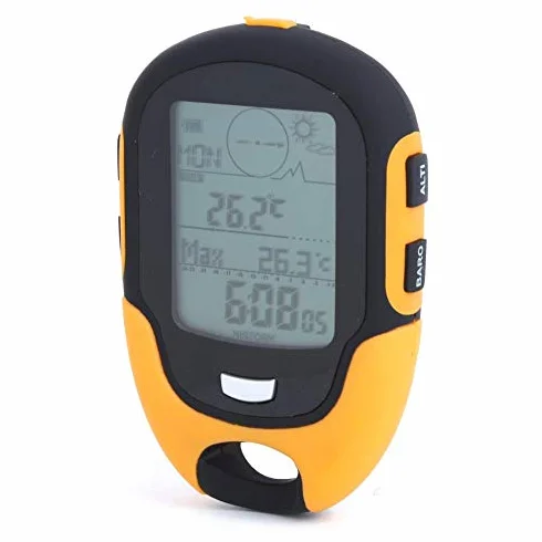 VBESTLIFE FR500 Altimètre Multifonctionnel Baromètre Thermomètre Boussole Hygromètre Escalade Plein Air