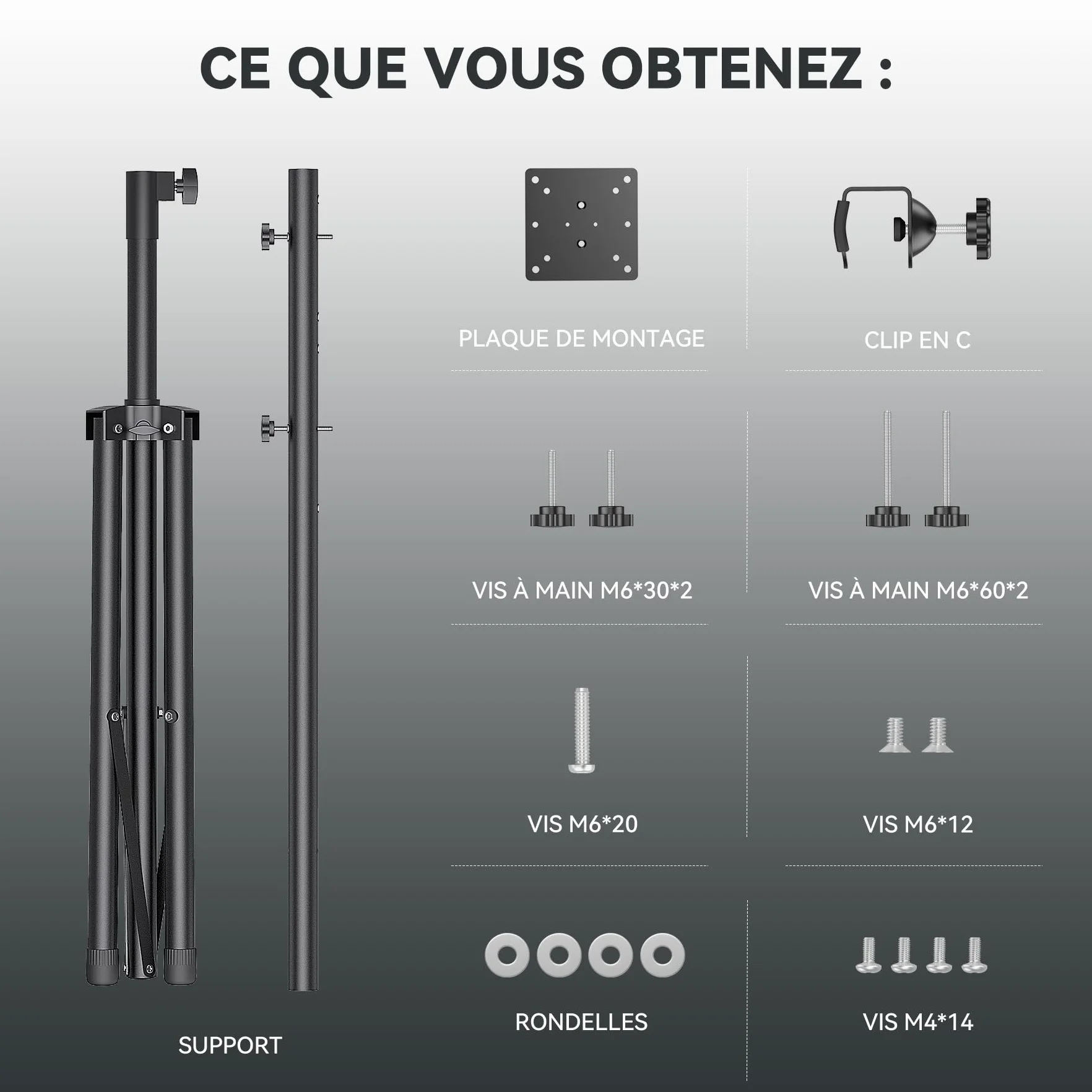 SOLLA Support Trépied Portable pour Cible de Fléchettes Sisal et Électroniques