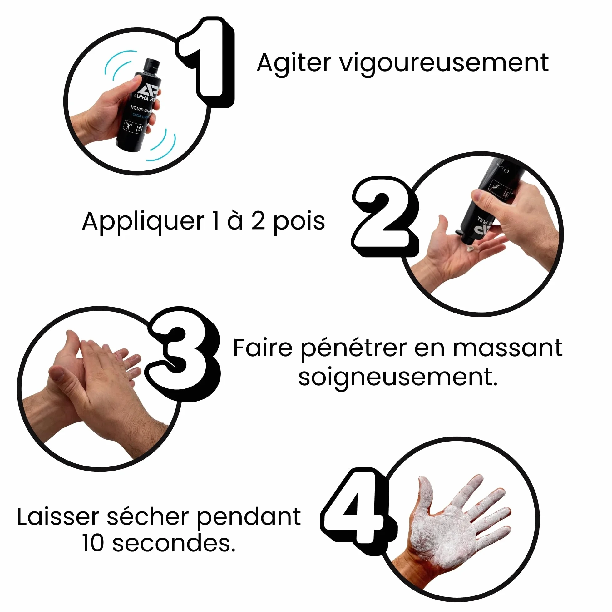 Magnesie Liquide Grip Puissant Mains Sèches Street Workout Escalade Crossfit Calisthenics Gymnastique Musculation