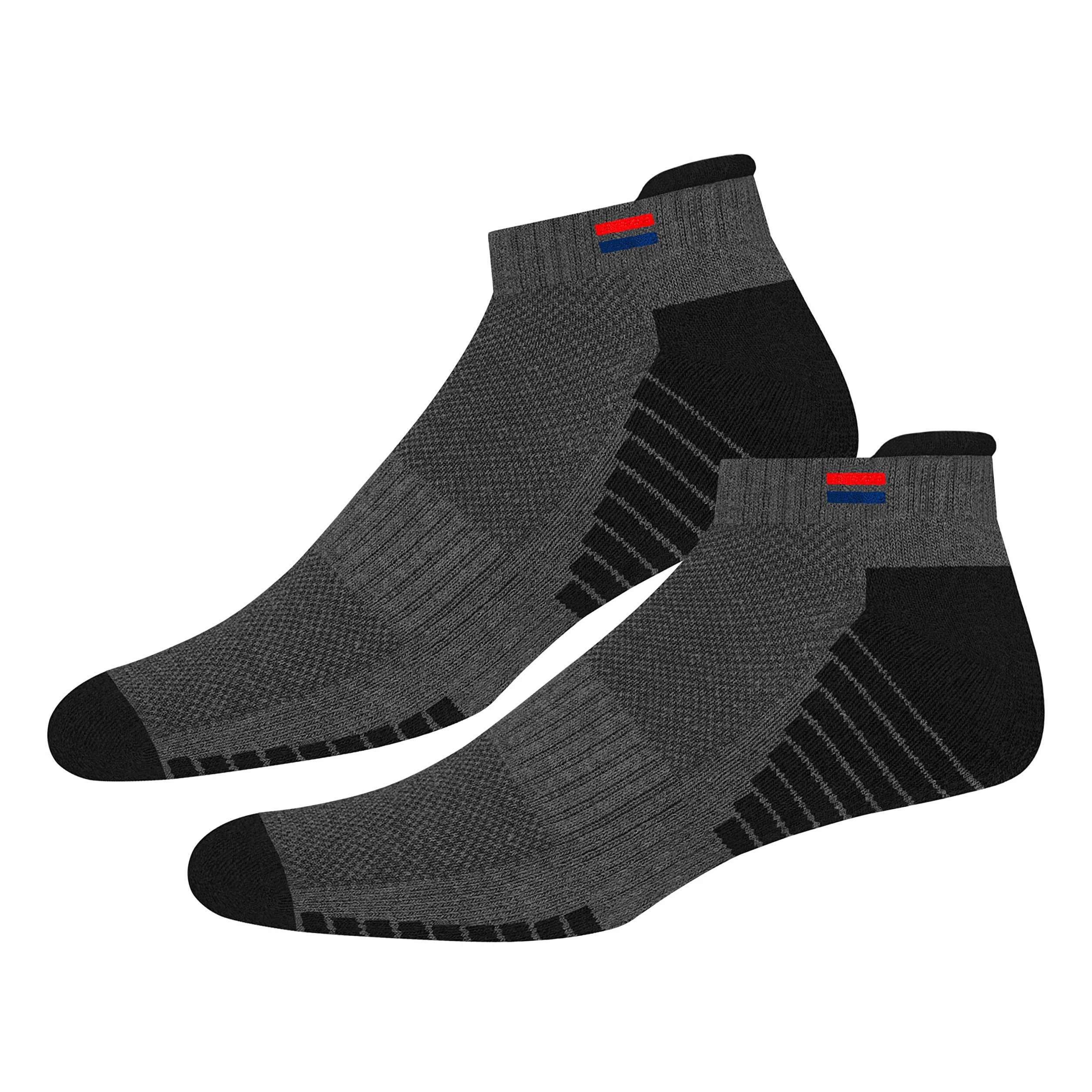 NAVYSPORT Chaussettes de Sport Basses Homme Coton Lot de 6 Paires Courtes