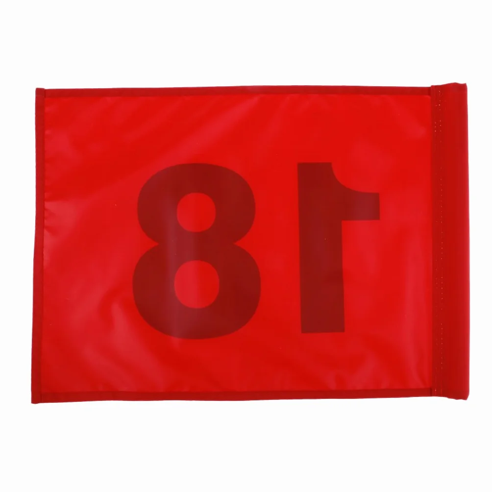 Leeadwaey Drapeau d'entraînement de golf numéro 18 Vert