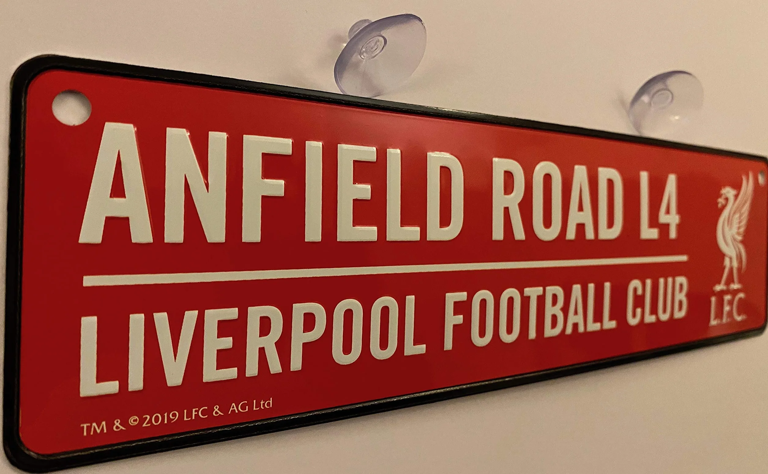 Liverpool Football Club Mini plaque de rue Rouge