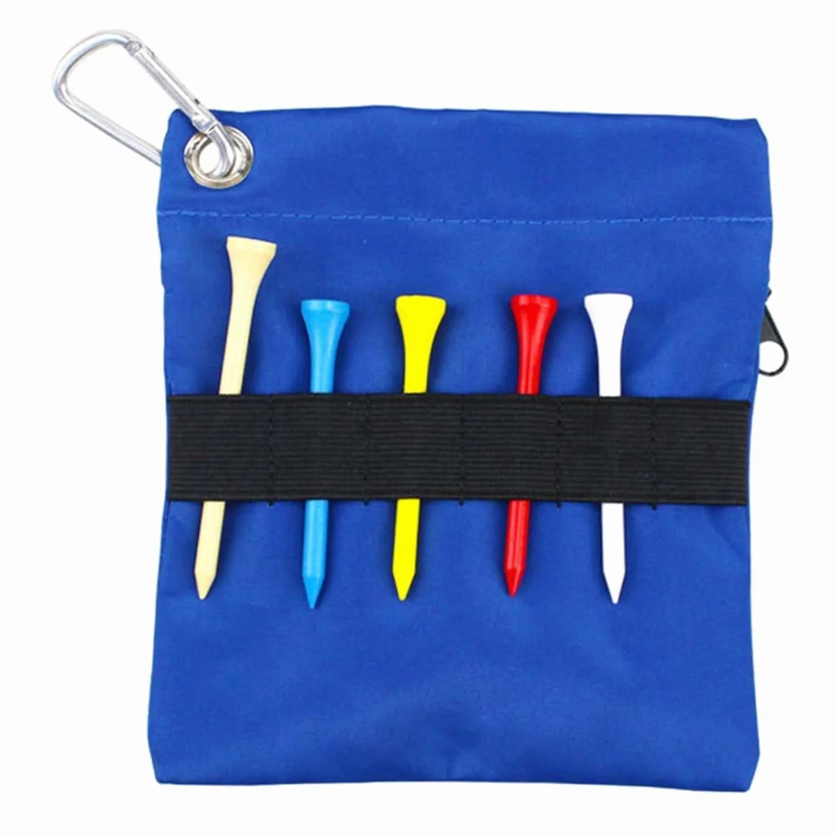 TOYANDONA Golf Accessories Tee Holder Pouch Nylon Blue
